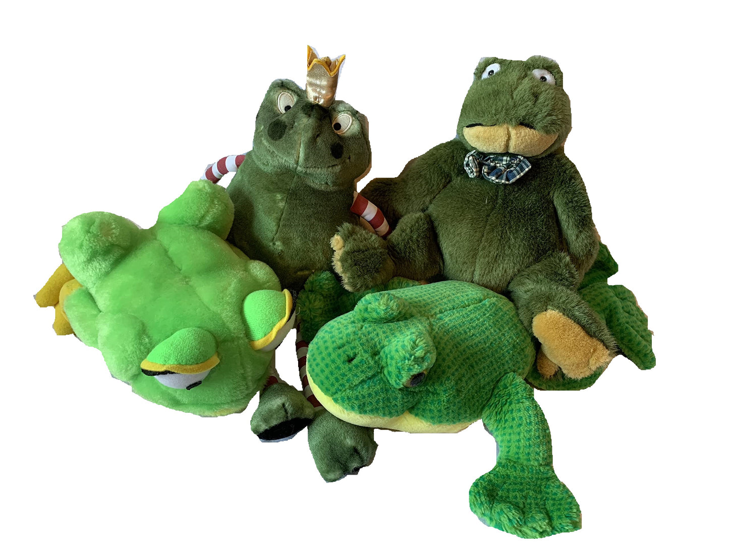 Weighted stuffed animal, frog with 2 lbs, washable plush buddy, various patterns