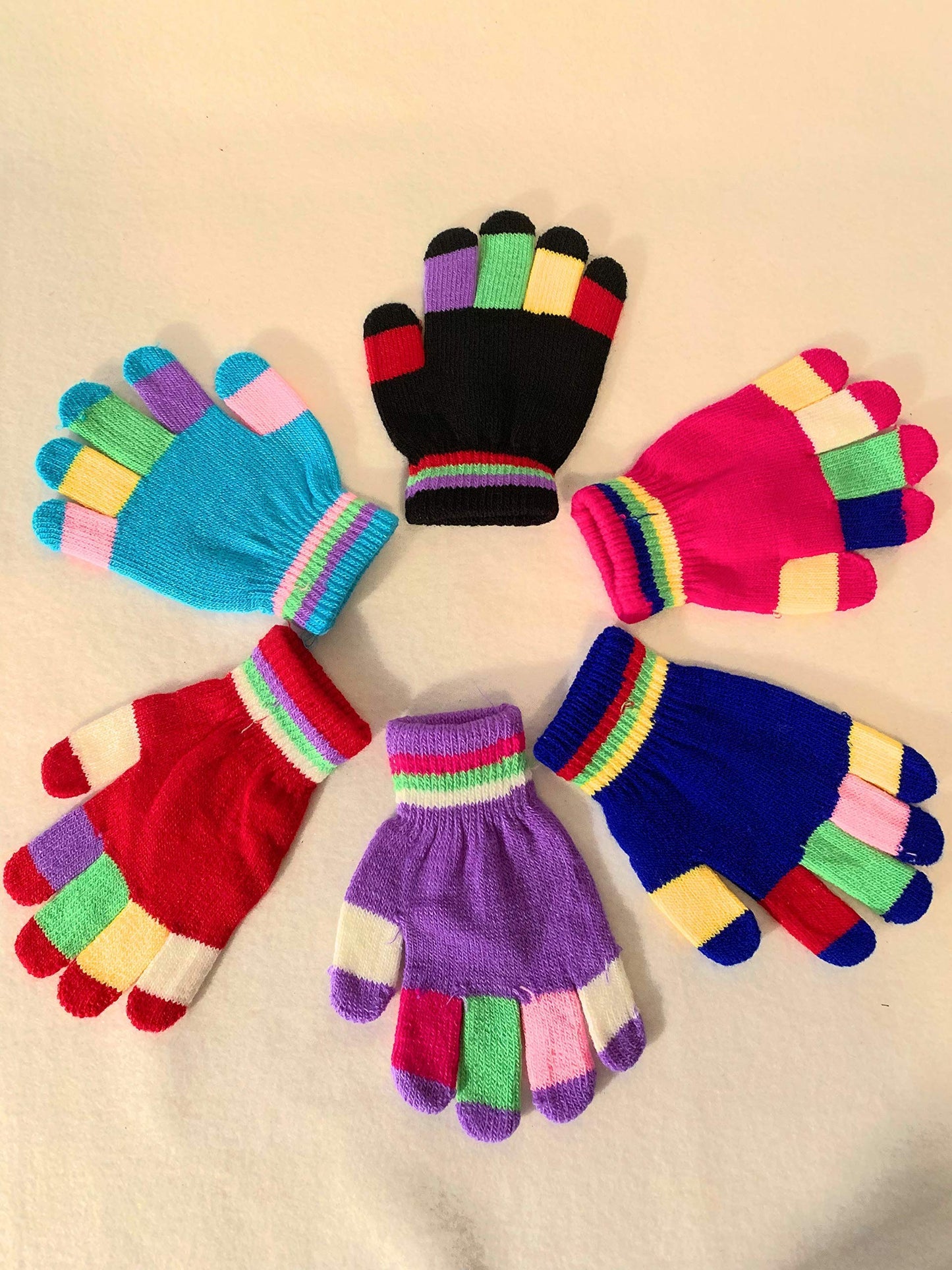 Small weighted glove fidget with marble and poly pellets, washable