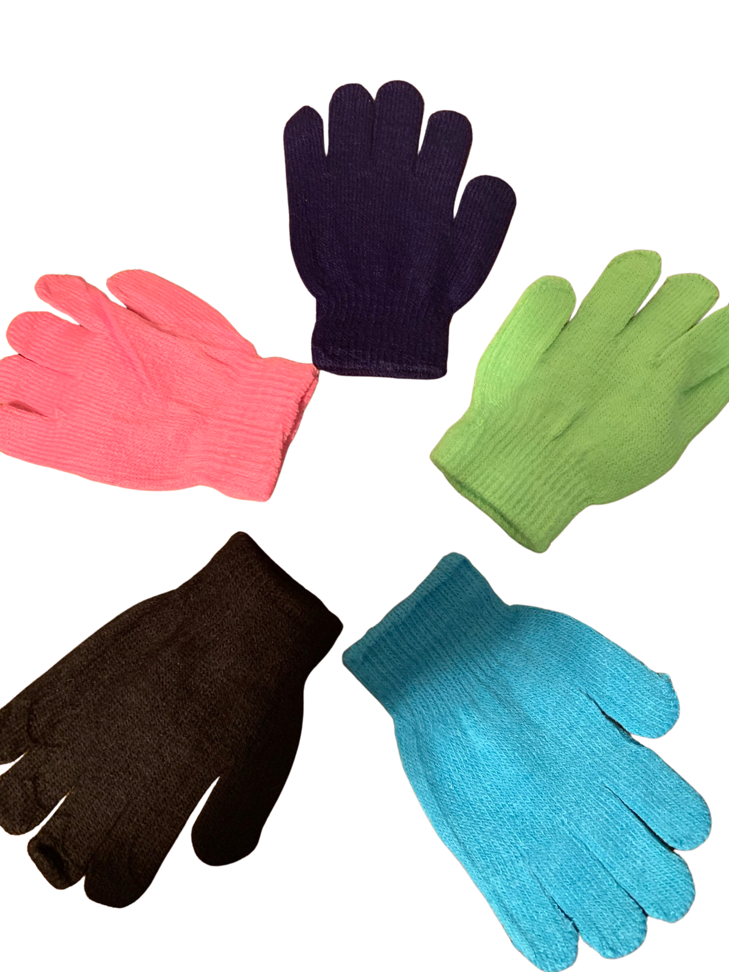 Small weighted glove fidget with marble and poly pellets, washable