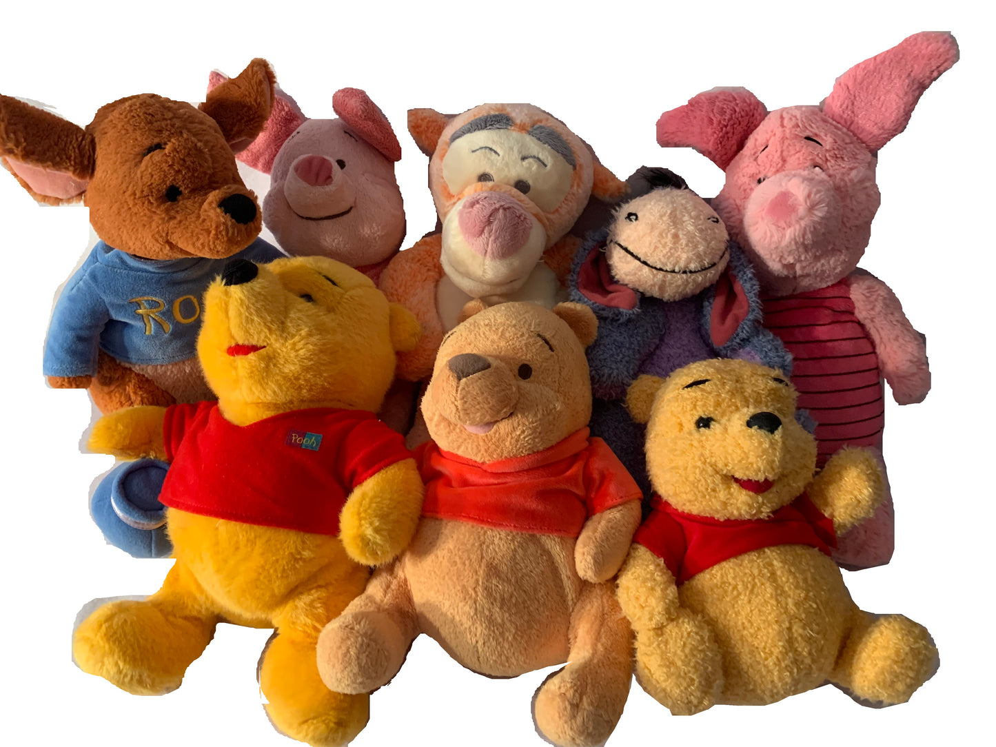 Weighted Stuffed Animal, Winnie the Pooh, Tigger, Piglet, Kanga or Eeyore with 3 lbs, washable buddy, autism sensory toy, plush bear donkey tiger (Copy)