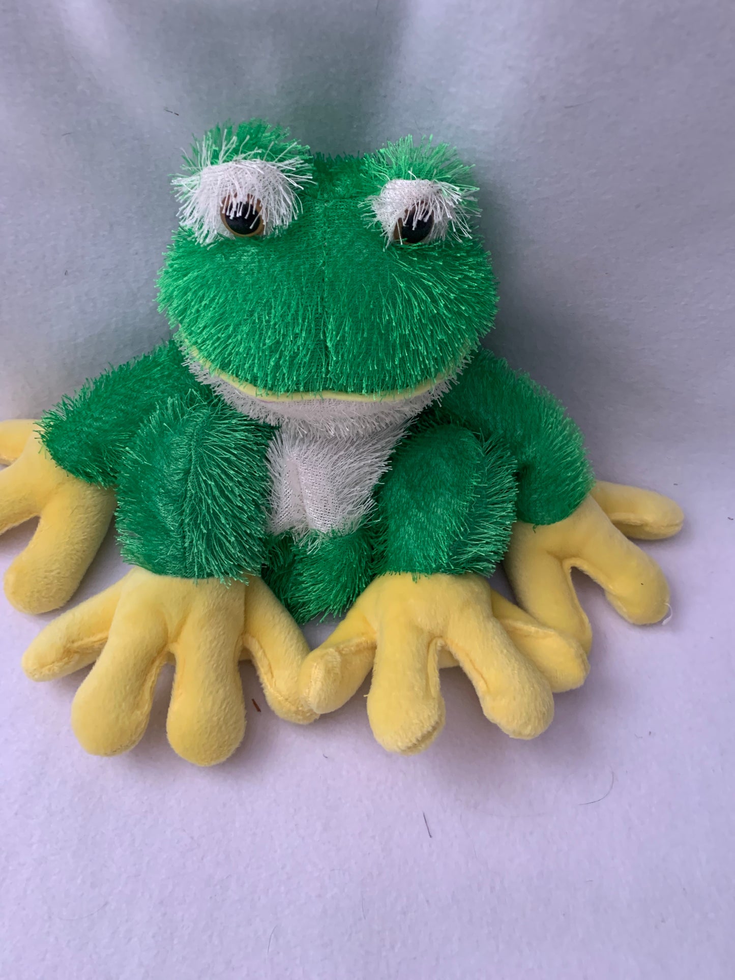 Weighted stuffed animal, frog with 3 lbs, washable plush buddy, various patterns, autism toy