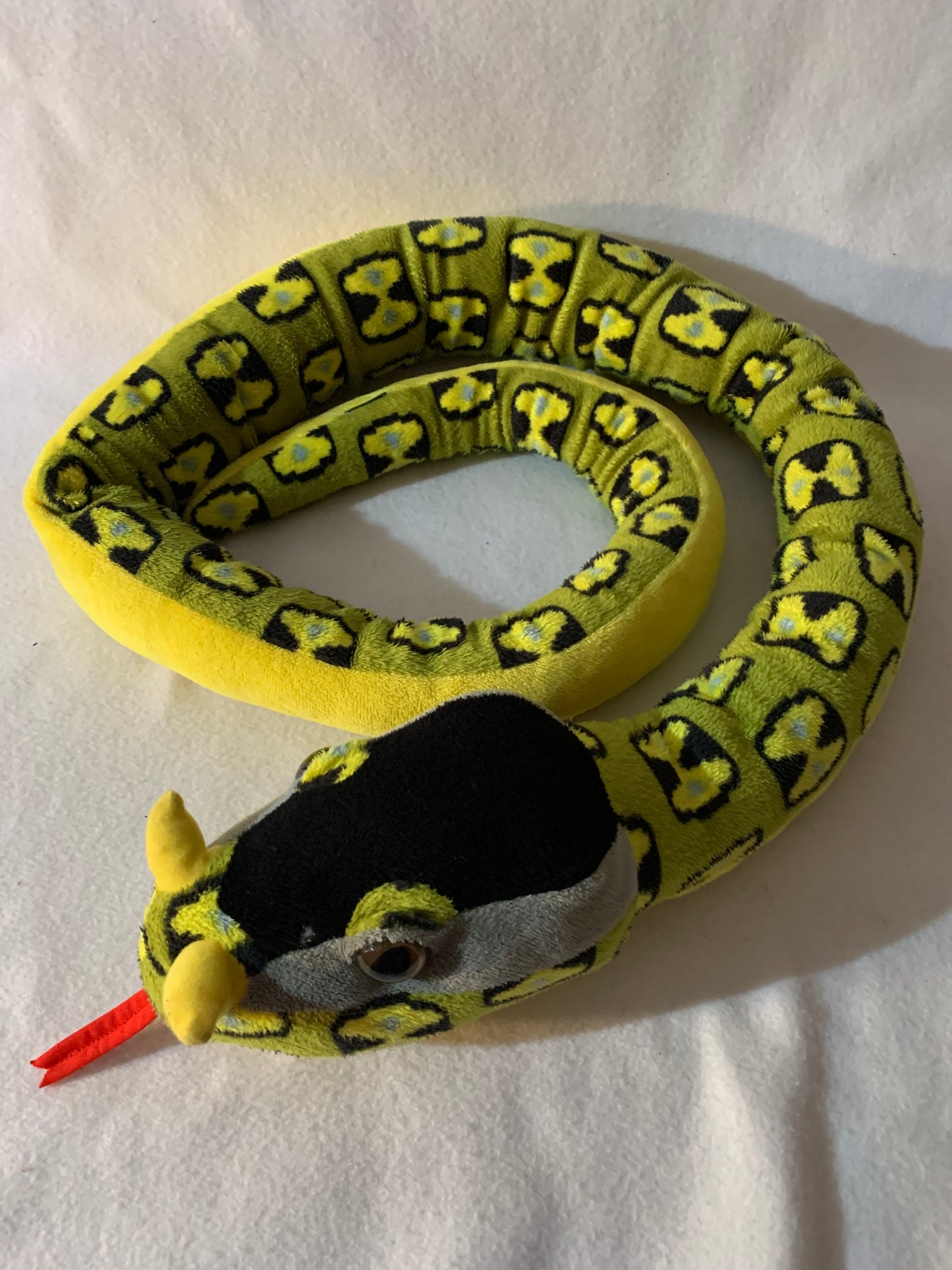 Weighted Stuffed Animal, Plush Snake with 2.5-3 lbs, long weighted buddy, washable, various colors and patterns, Cobra, Boa Constictor, Python, Corn, Garter, Albino