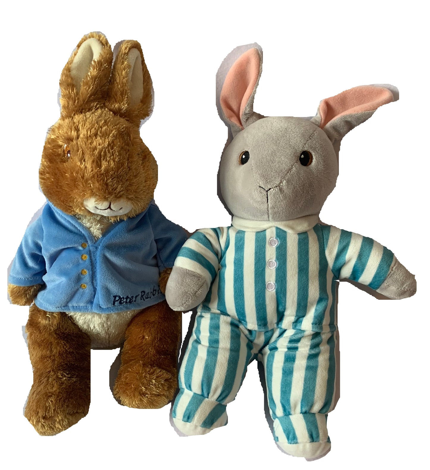 Weighted stuffed animal, bunny with 3 lbs, washable plush buddy, rabbit, Easter, Good Night Moon or Peter Rabbit