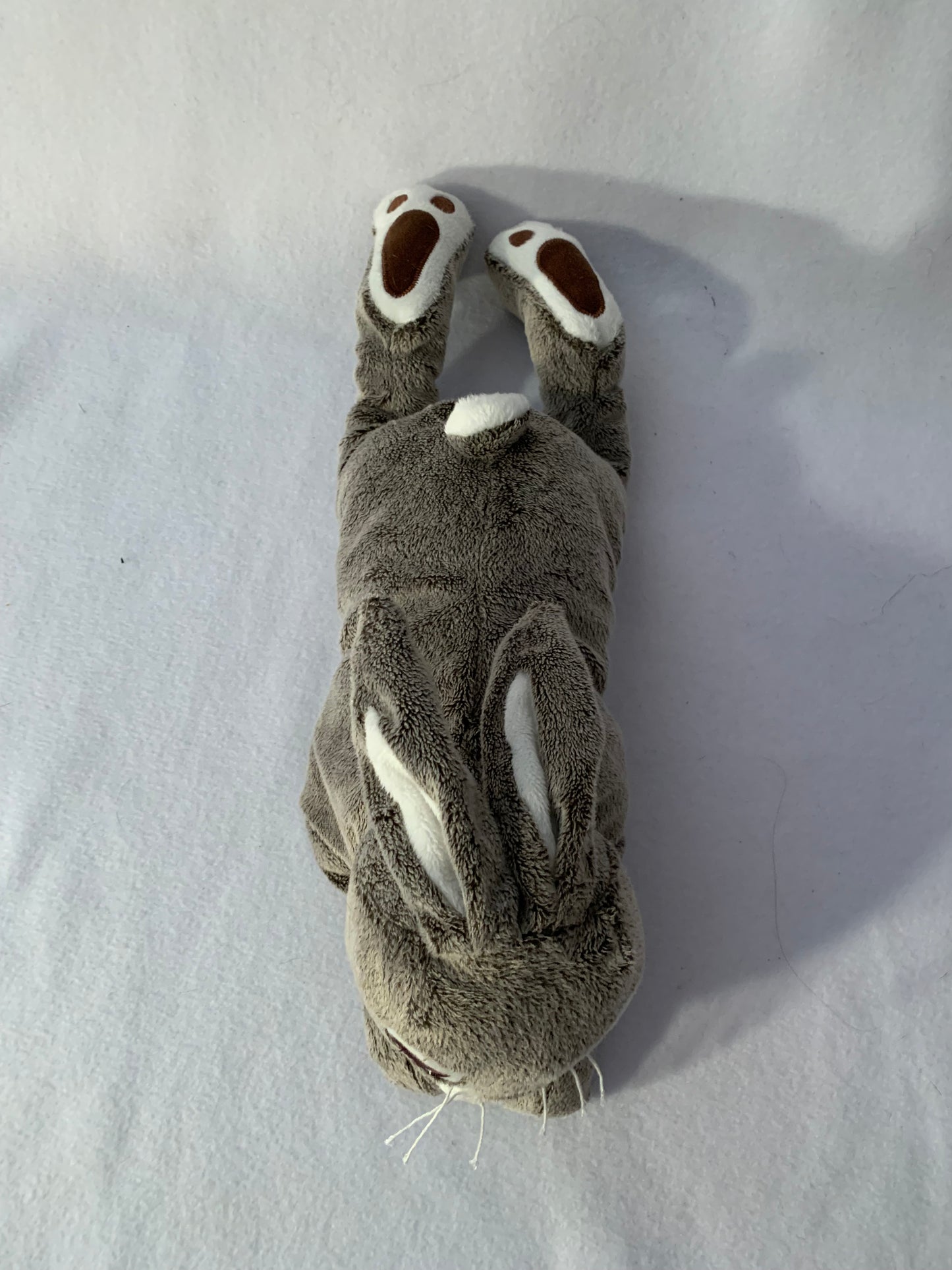 Weighted stuffed animal, bunny with 2 lbs, washable plush buddy, rabbit, Easter
