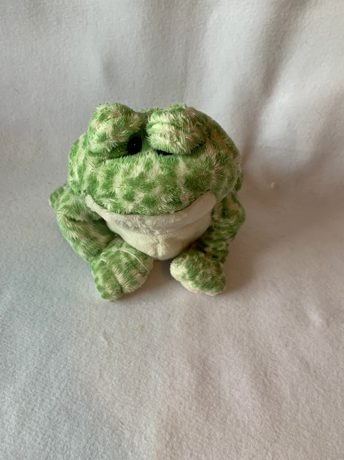 Weighted stuffed animal, frog with 2 lbs, washable plush buddy, various patterns