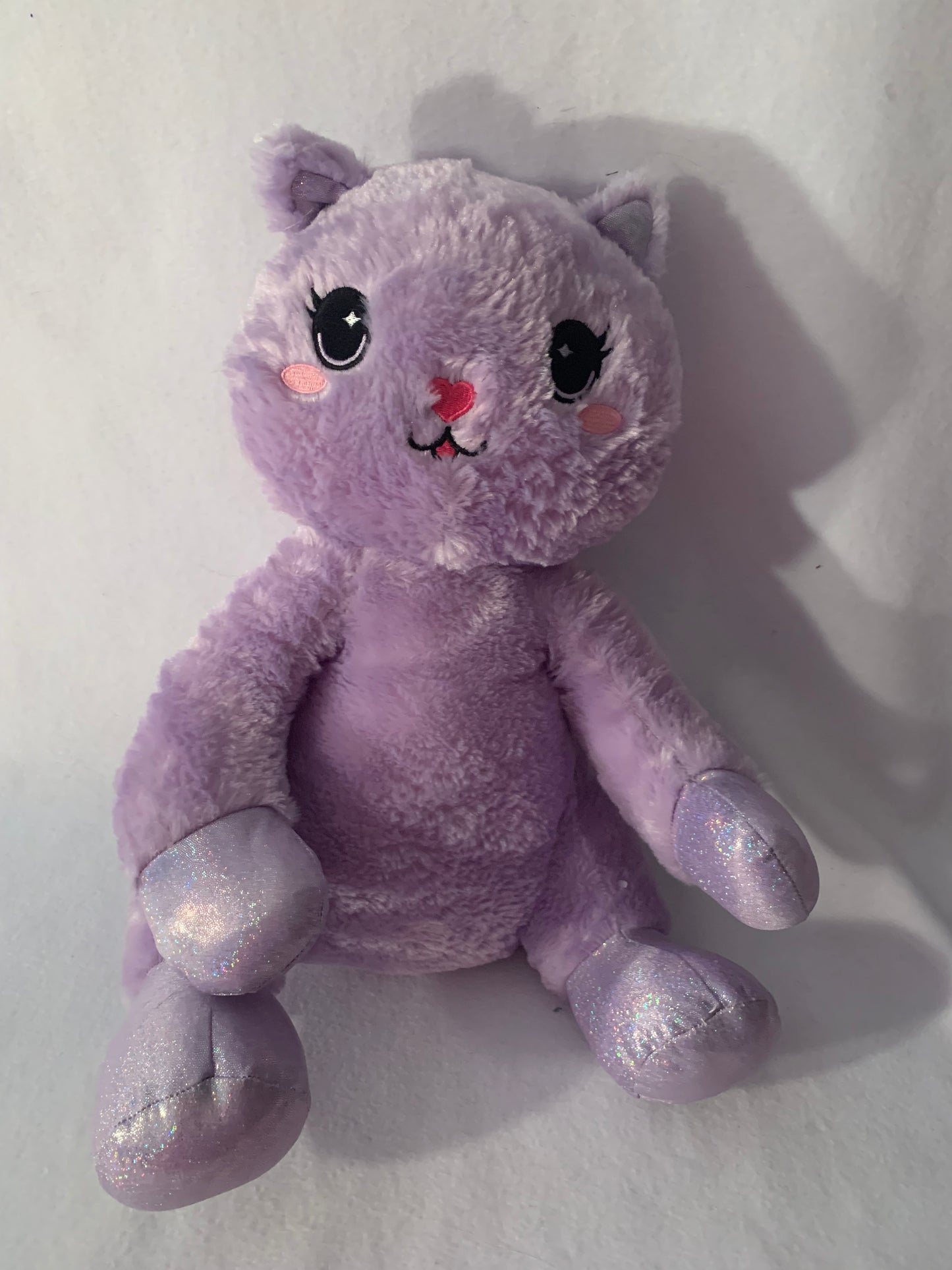 Weighted stuffed animal, jumbo cat, koala bear or fox with 10 lbs, large plush buddy, washable
