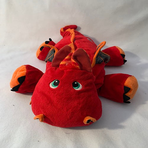 Weighted stuffed animal, JUMBO dragon or dinosaur sensory toy with 5-10 lbs, autism weighted buddy
