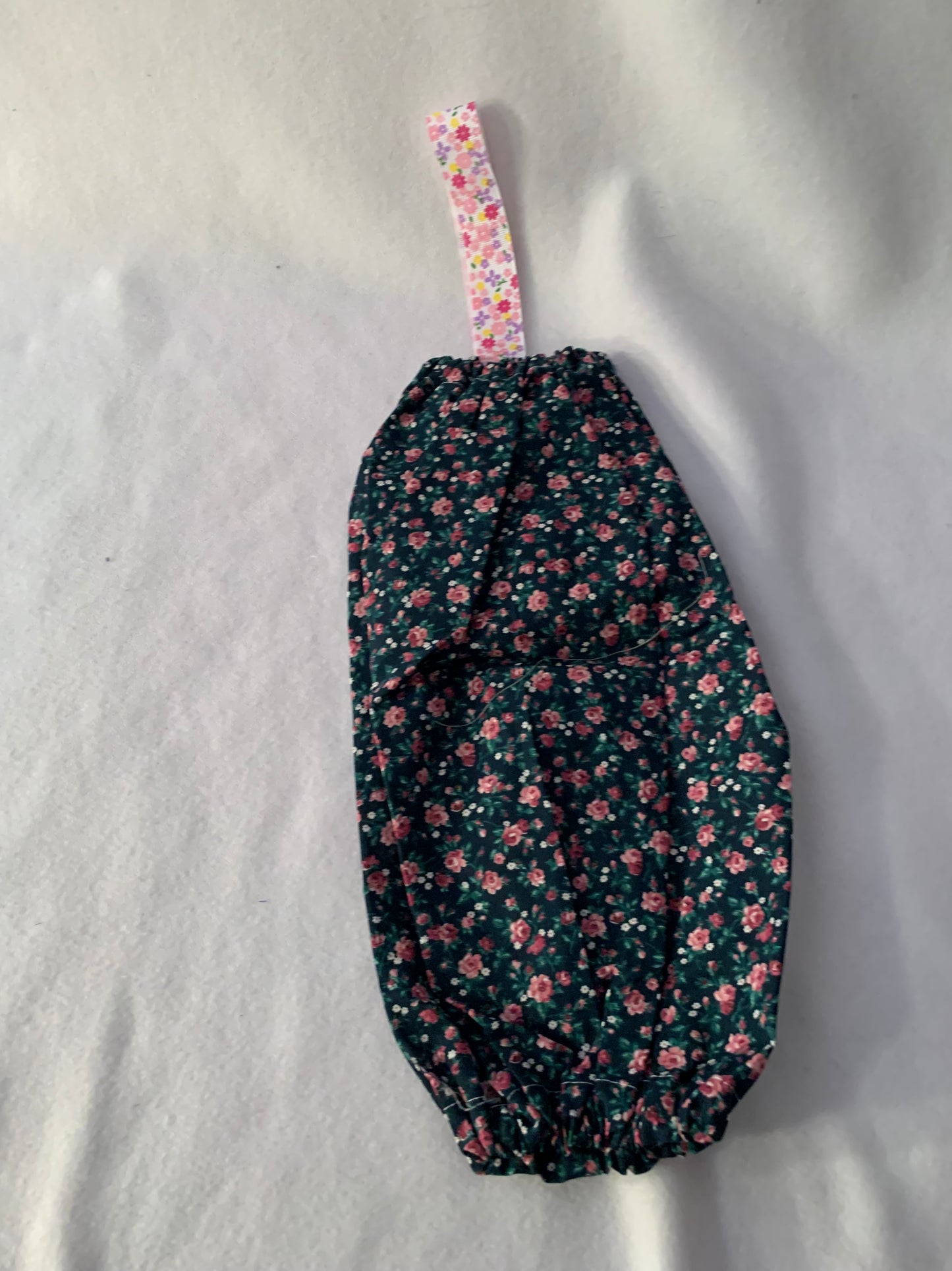 Plastic Bag Holder, Grocery Bag Holder, Reusable Bag Hanging Storage, Various Prints, Washable