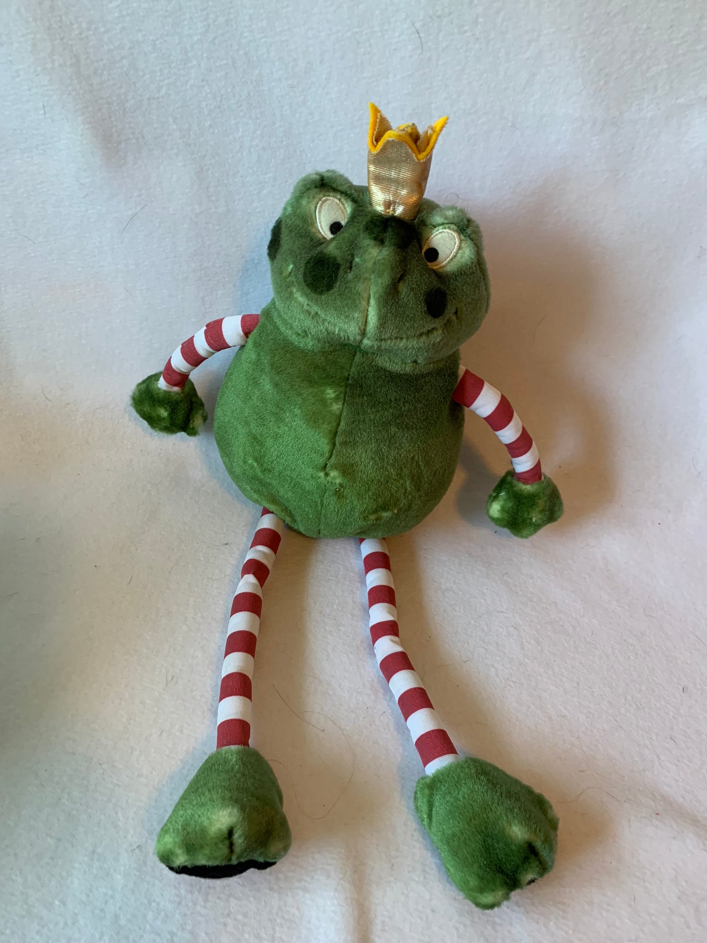 Weighted stuffed animal, frog with 2 lbs, washable plush buddy, various patterns