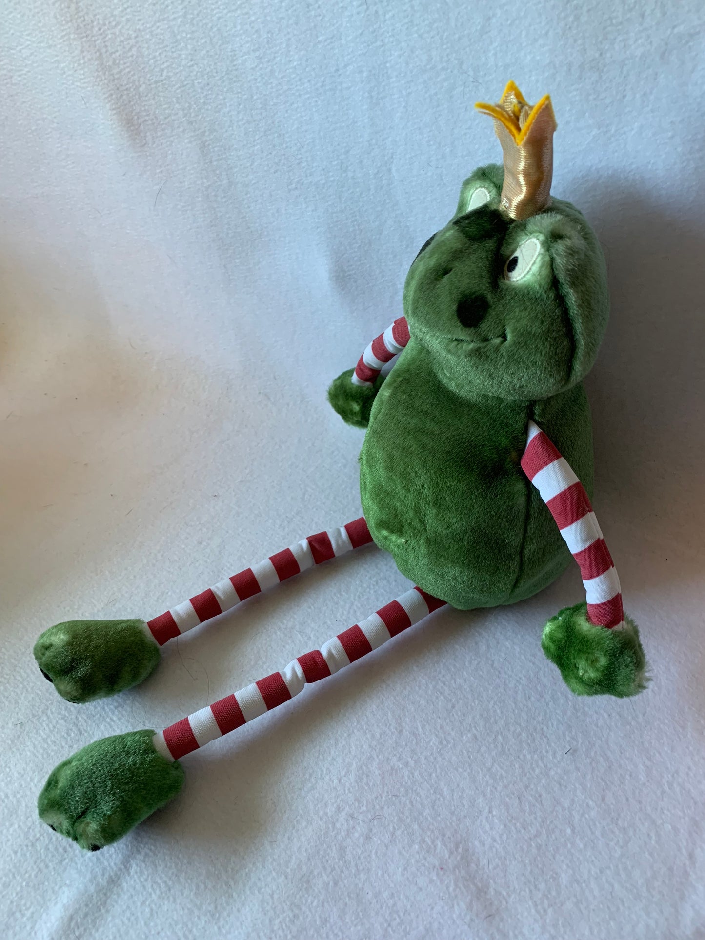 Weighted stuffed animal, frog with 2 lbs, washable plush buddy, various patterns
