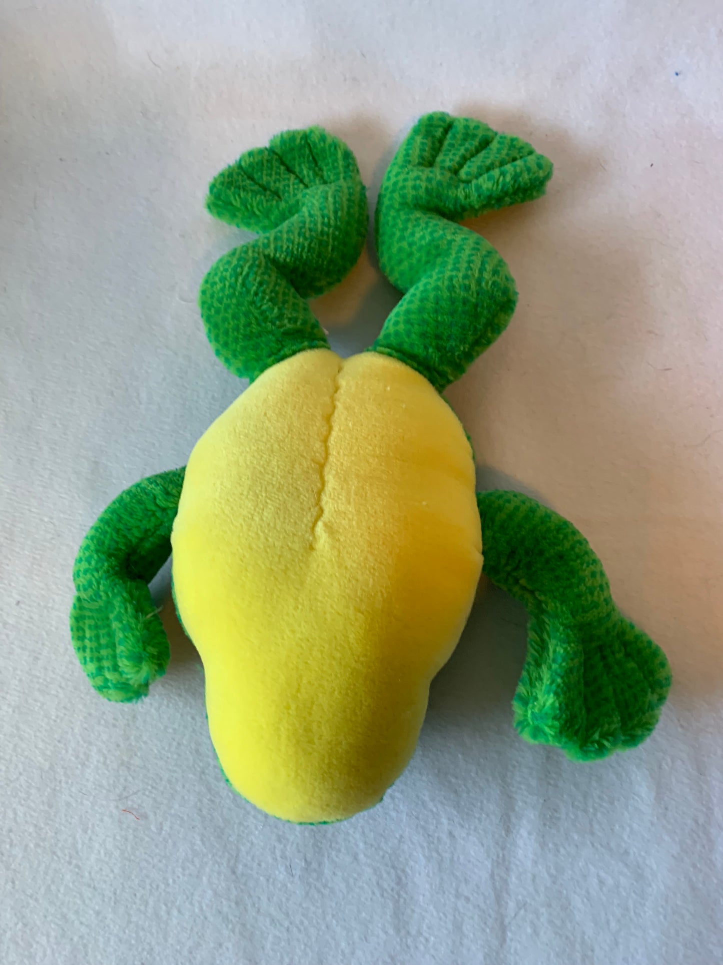 Weighted stuffed animal, frog with 2 lbs, washable plush buddy, various patterns