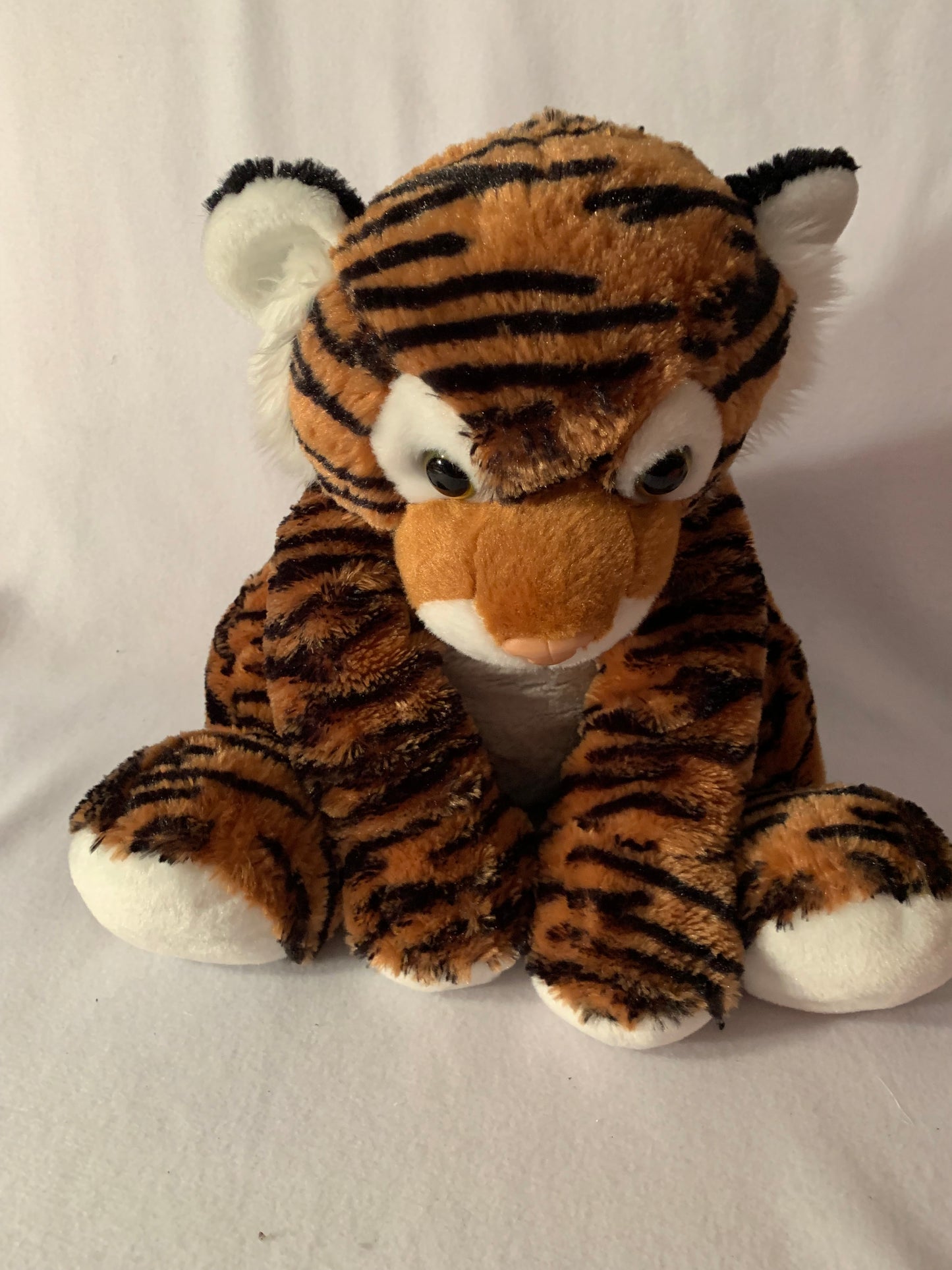 Jumbo Weighted stuffed animal, jumbo tiger, rhino, bear, pig, bunny or dcuk, with 12 lbs, washable plush buddy