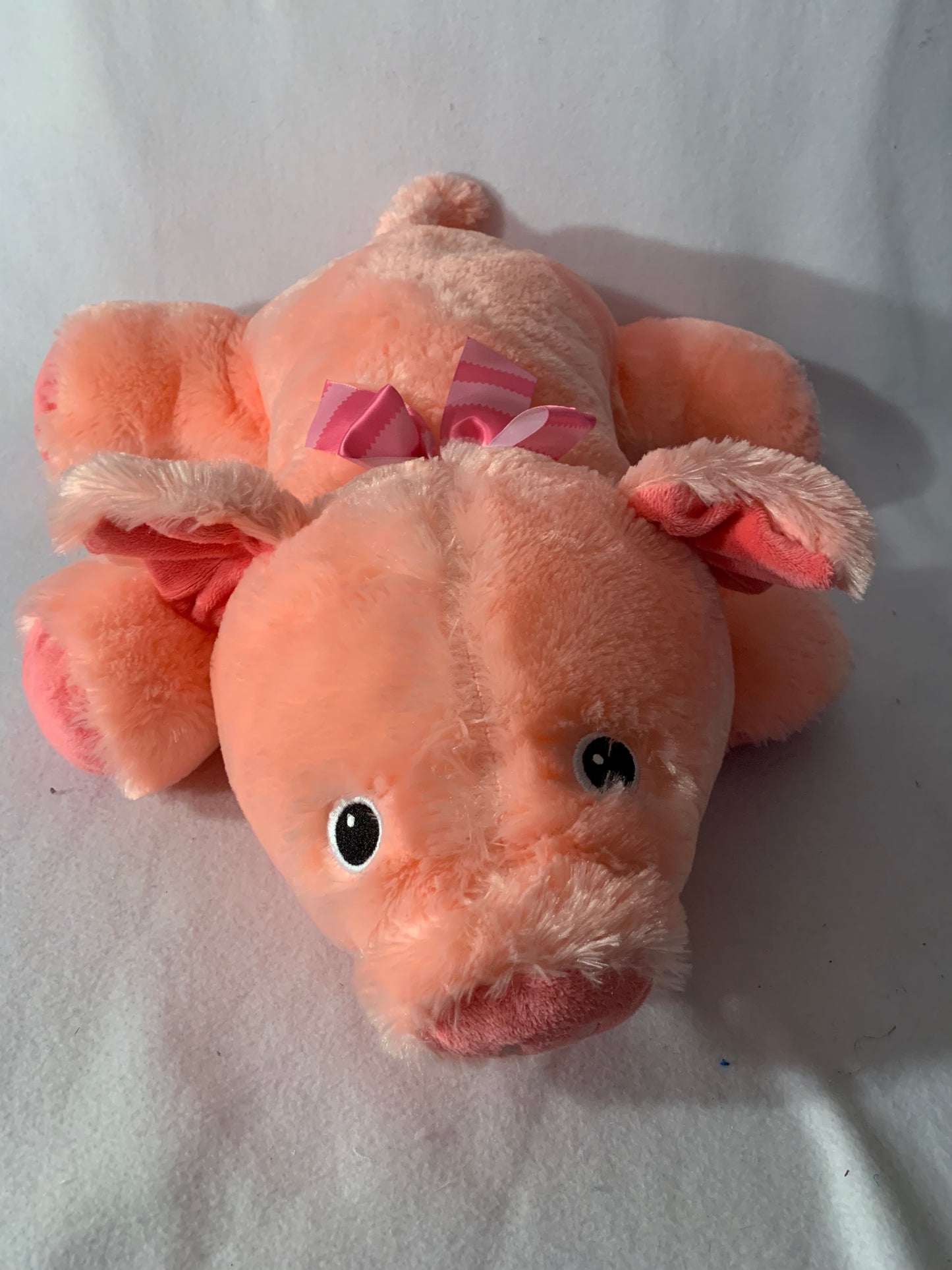 Jumbo Weighted stuffed animal, jumbo tiger, rhino, bear, pig, bunny or dcuk, with 12 lbs, washable plush buddy