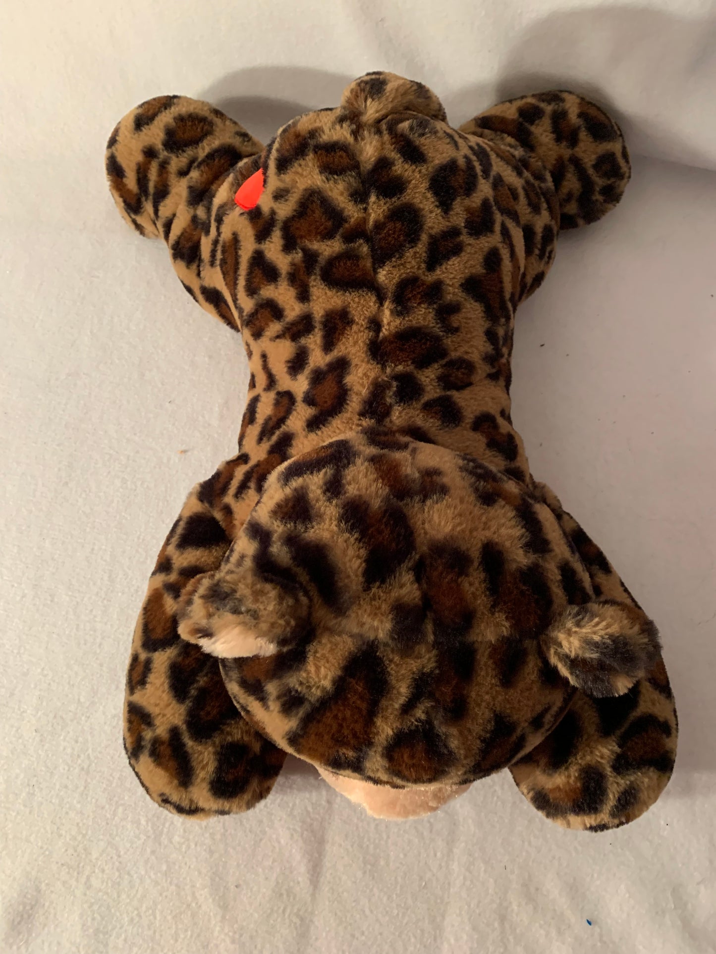 Large Weighted stuffed animal, jumbo fox, bunny, cat, sloth or leopard with 6 lbs, washable plush buddy