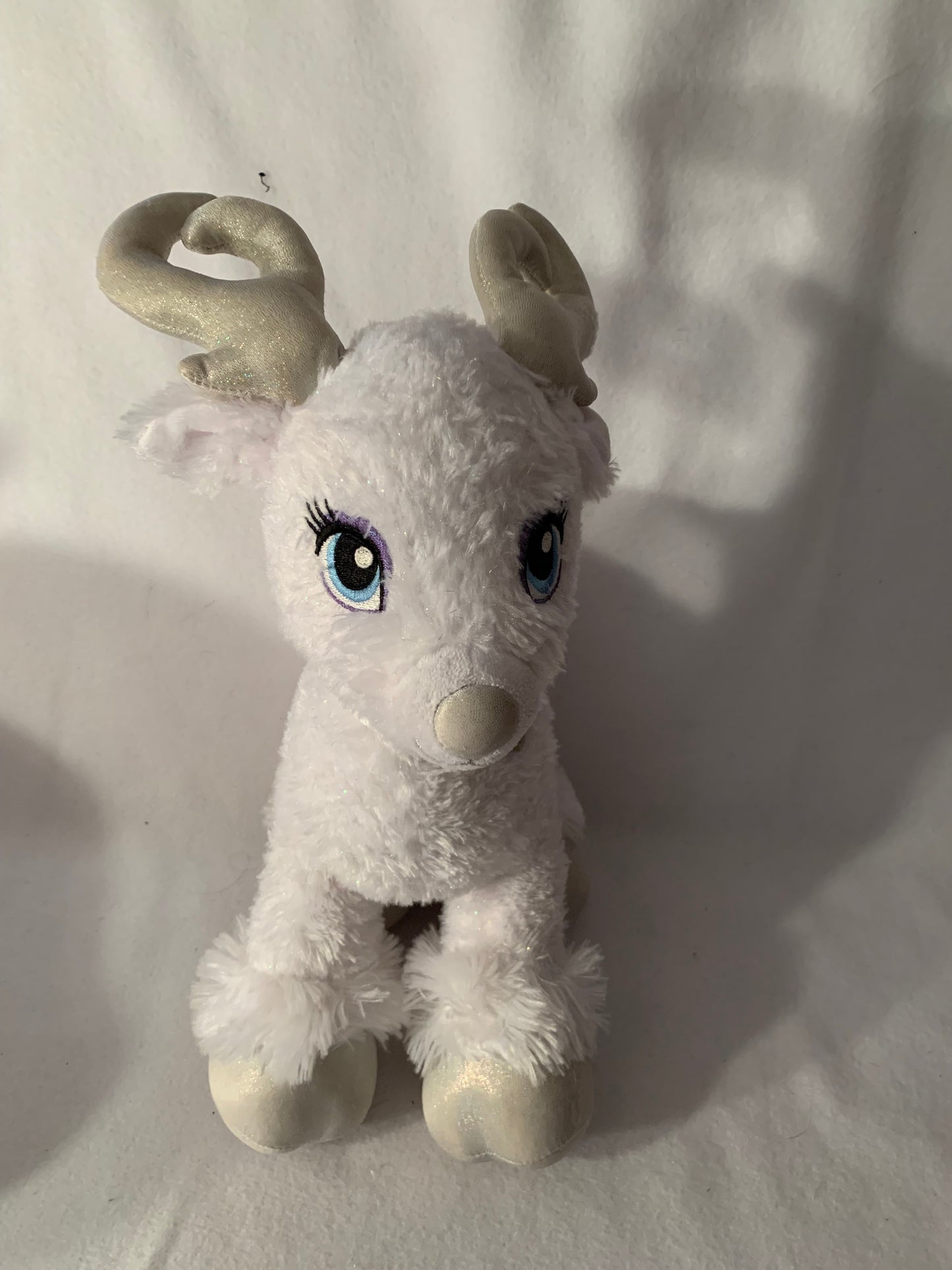Weighted stuffed animal, snowman or girl bear with 10 lbs, reindeer or dancer with 4 lbs, washable plush, Christmas buddies