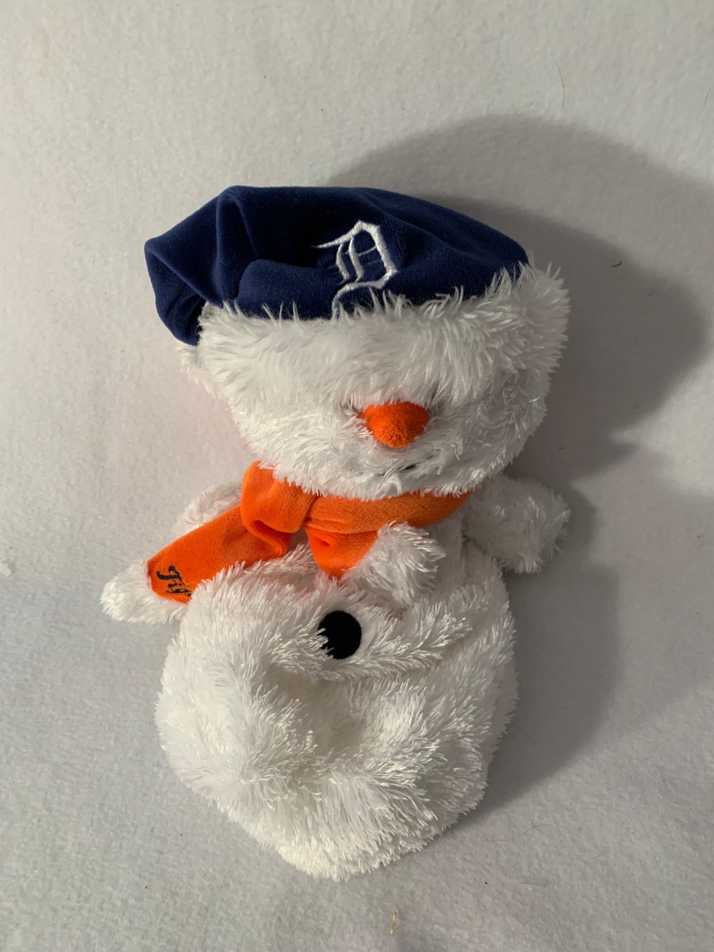 Weighted stuffed animal, snowman or teddy bear with 2-3 lbs, washable plush, Christmas buddies