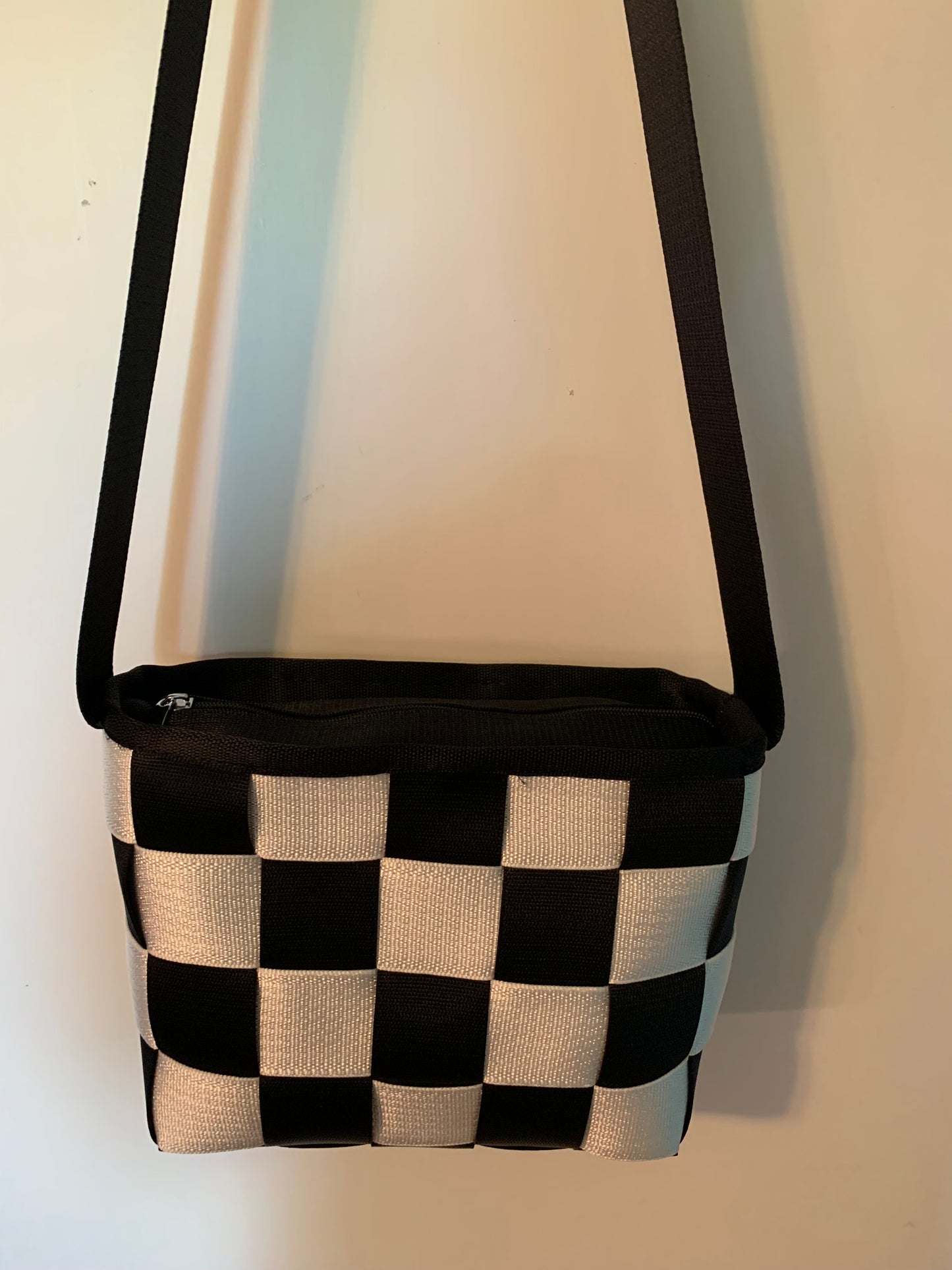 Custom seat belt purse, weave or panel style in various colors, seatbelt handbag, washable