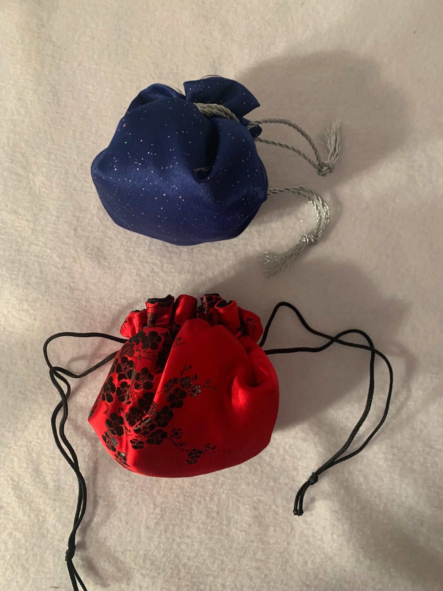Jewelry Pouch with drawstring and pockets, Jewelry Organizer, Various prints