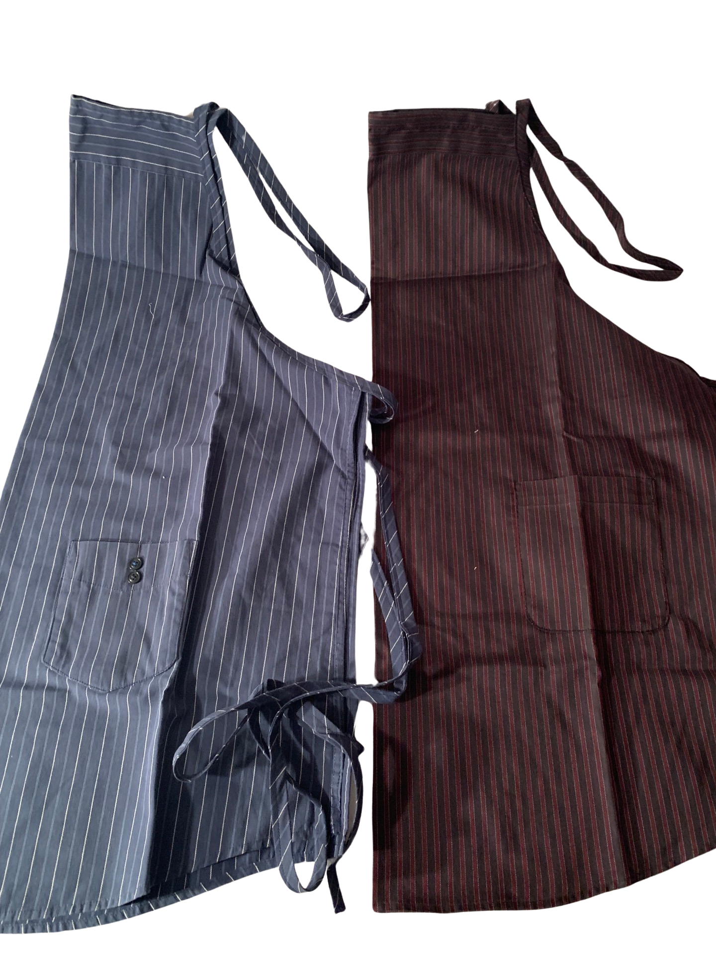 Adult Apron with pockets, kitchen apron, adult or large child, washable, craft apron, male shirt apron