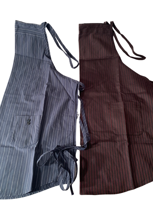Adult Apron with pockets, kitchen apron, adult or large child, washable, craft apron, male shirt apron