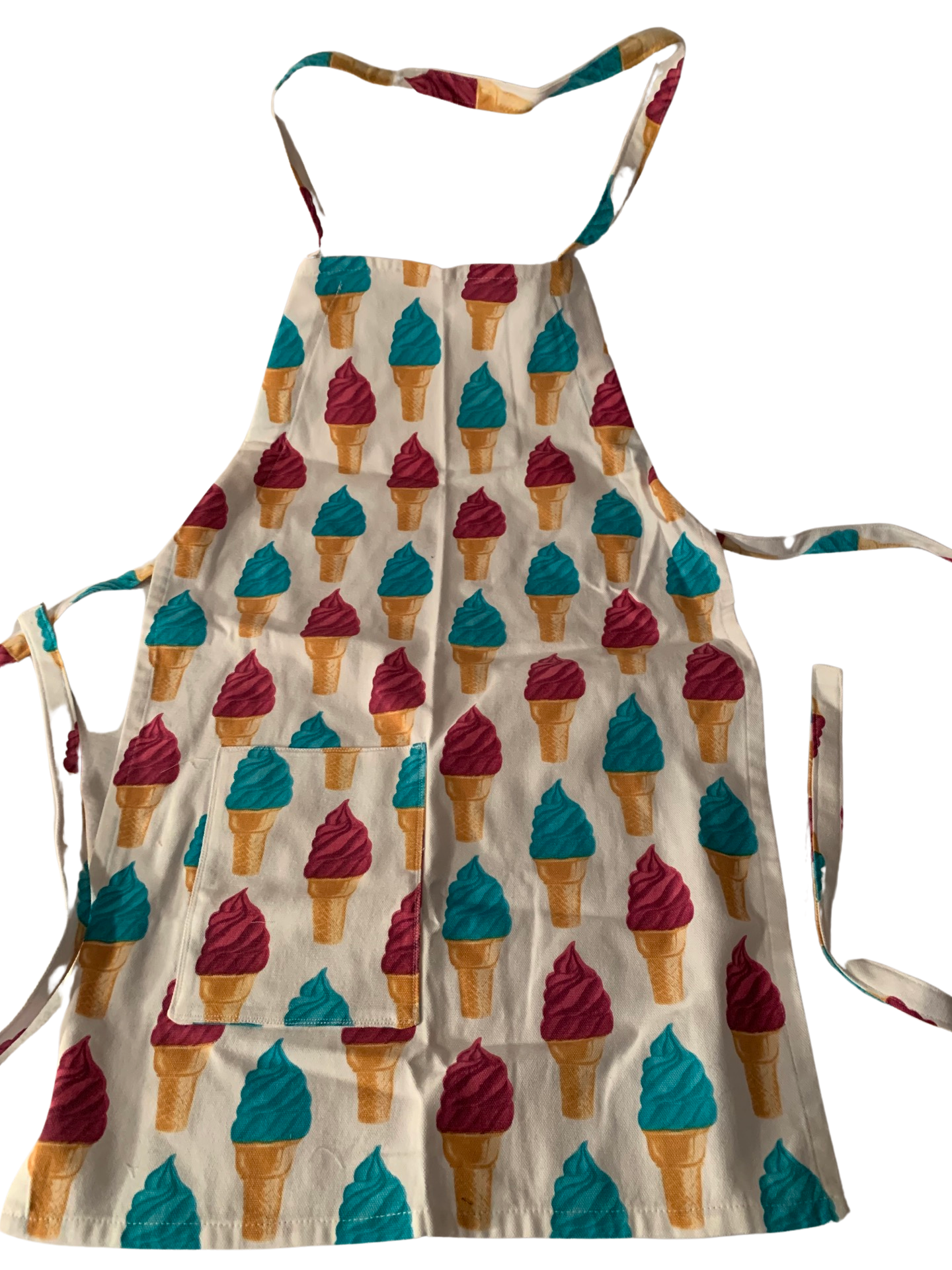 Adult Apron with pockets, kitchen apron, adult or large child, washable, craft apron