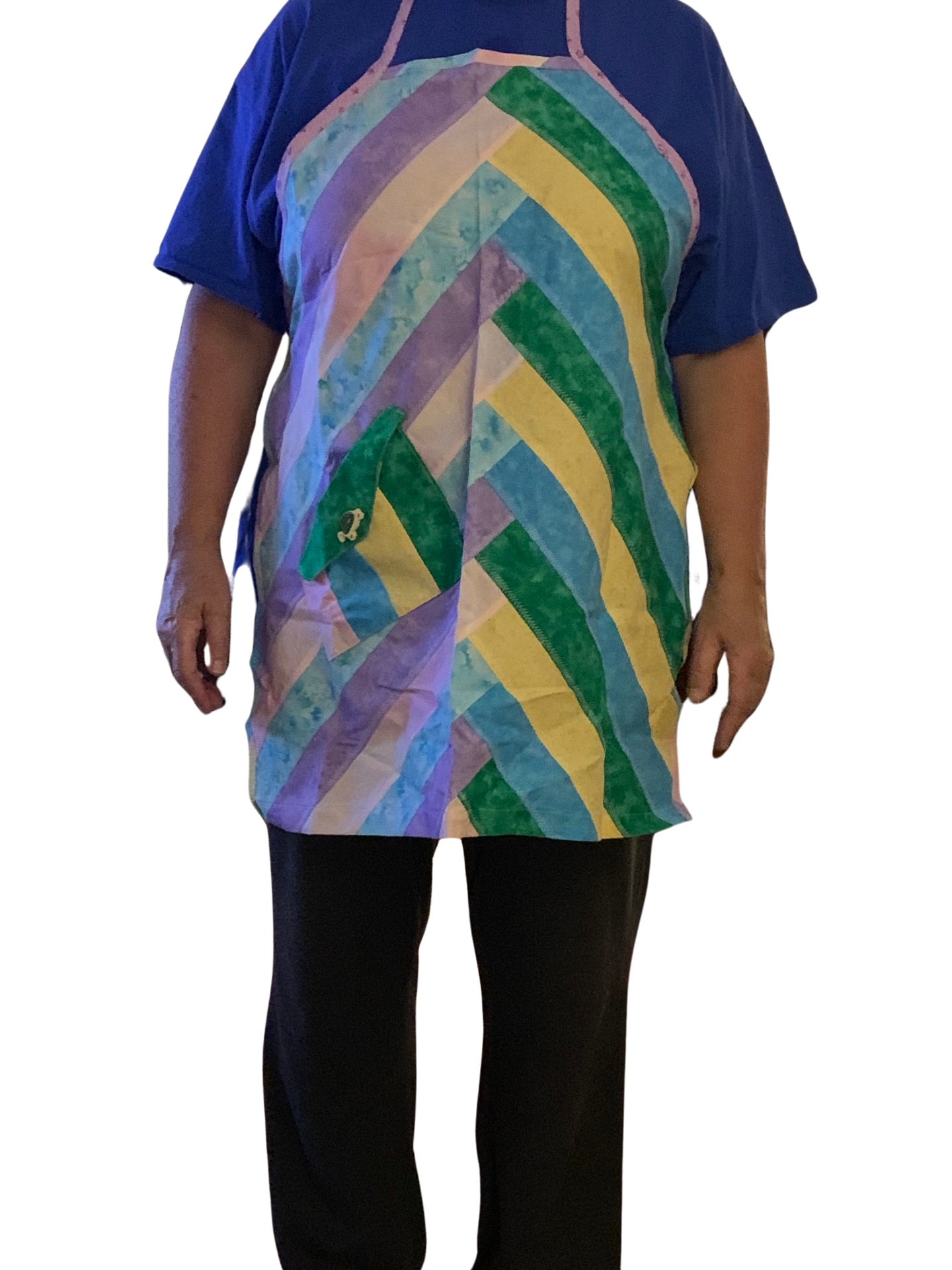 Adult Apron with pockets, kitchen apron, adult or large child, washable, craft apron
