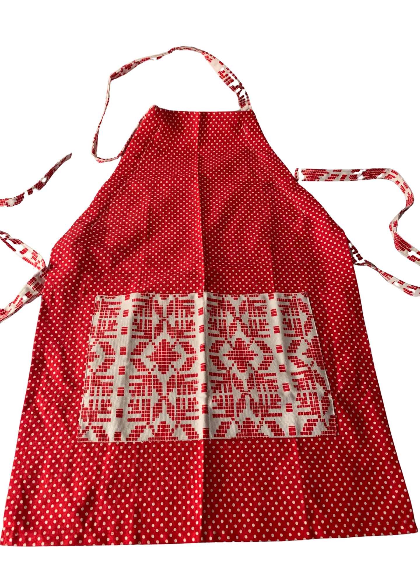 Adult Apron with pockets, kitchen apron, adult or large child, washable, craft apron