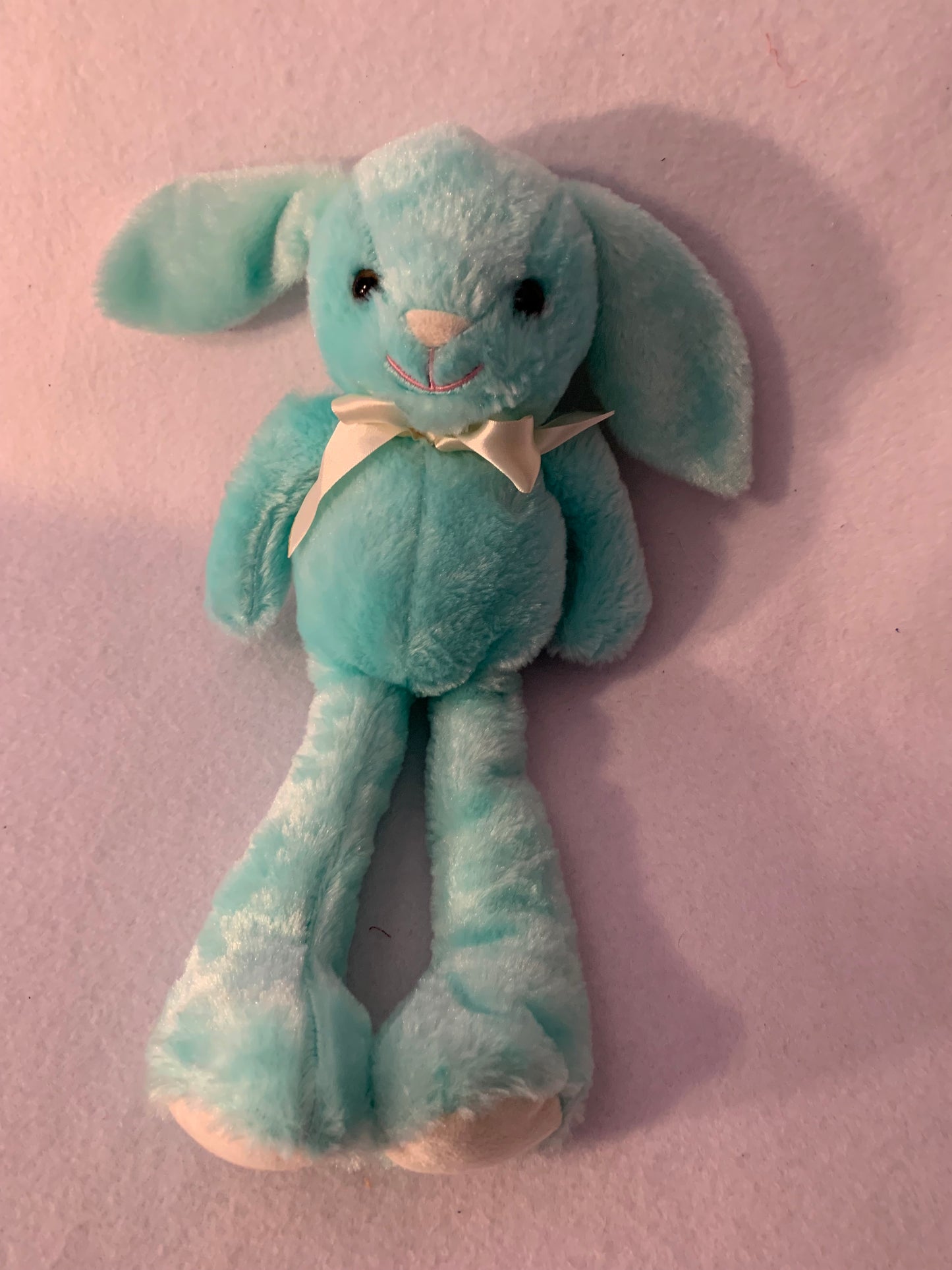 Weighted stuffed animal, bunny with 2 lbs, washable plush buddy, rabbit, Easter
