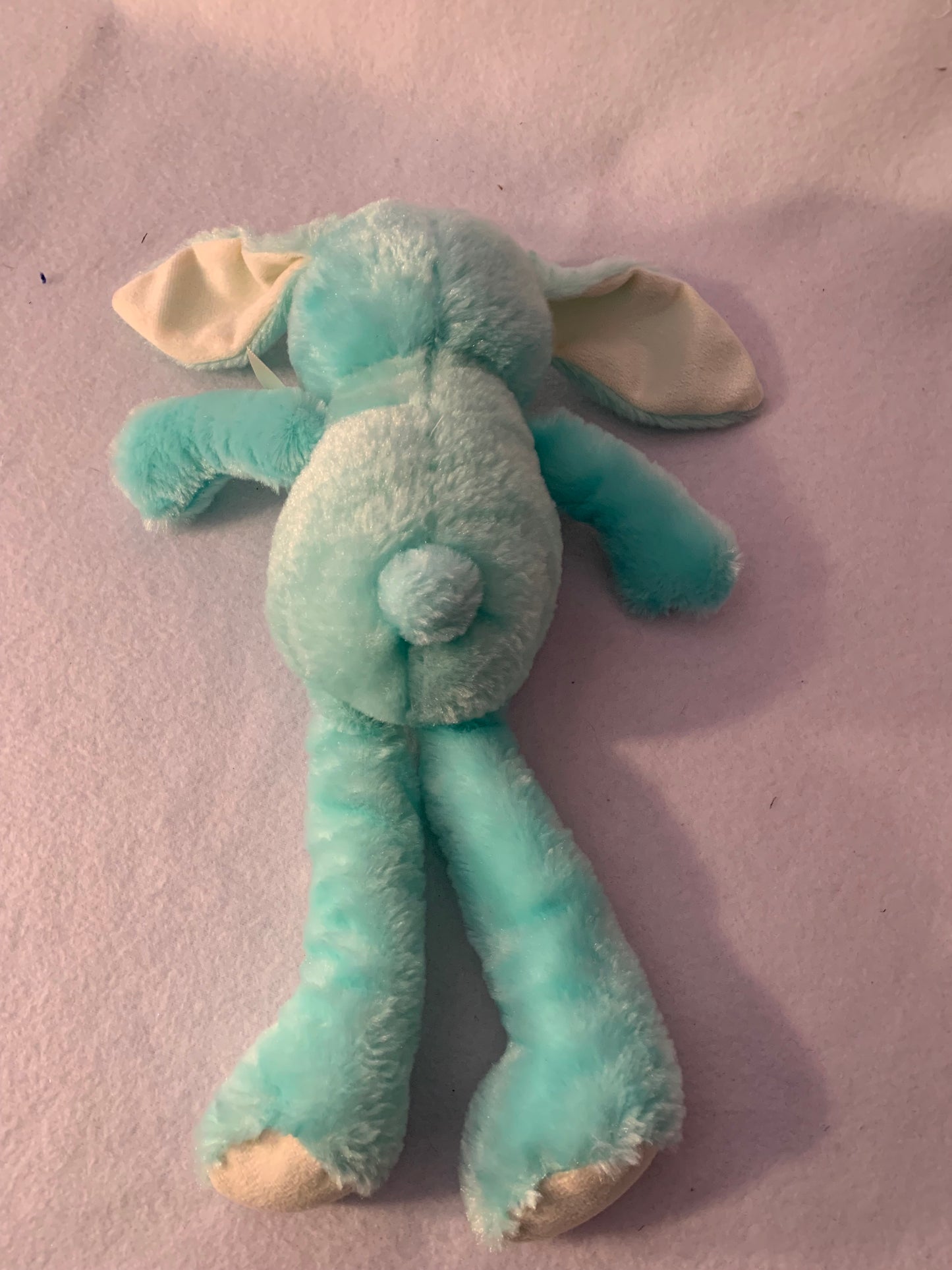 Weighted stuffed animal, bunny with 2 lbs, washable plush buddy, rabbit, Easter