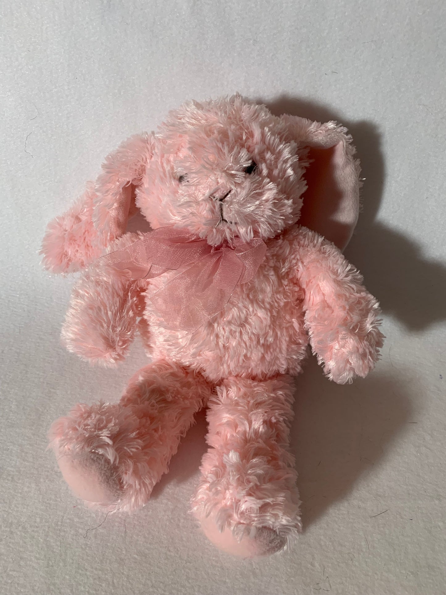Weighted stuffed animal, bunny with 2 lbs, washable plush buddy, rabbit, Easter