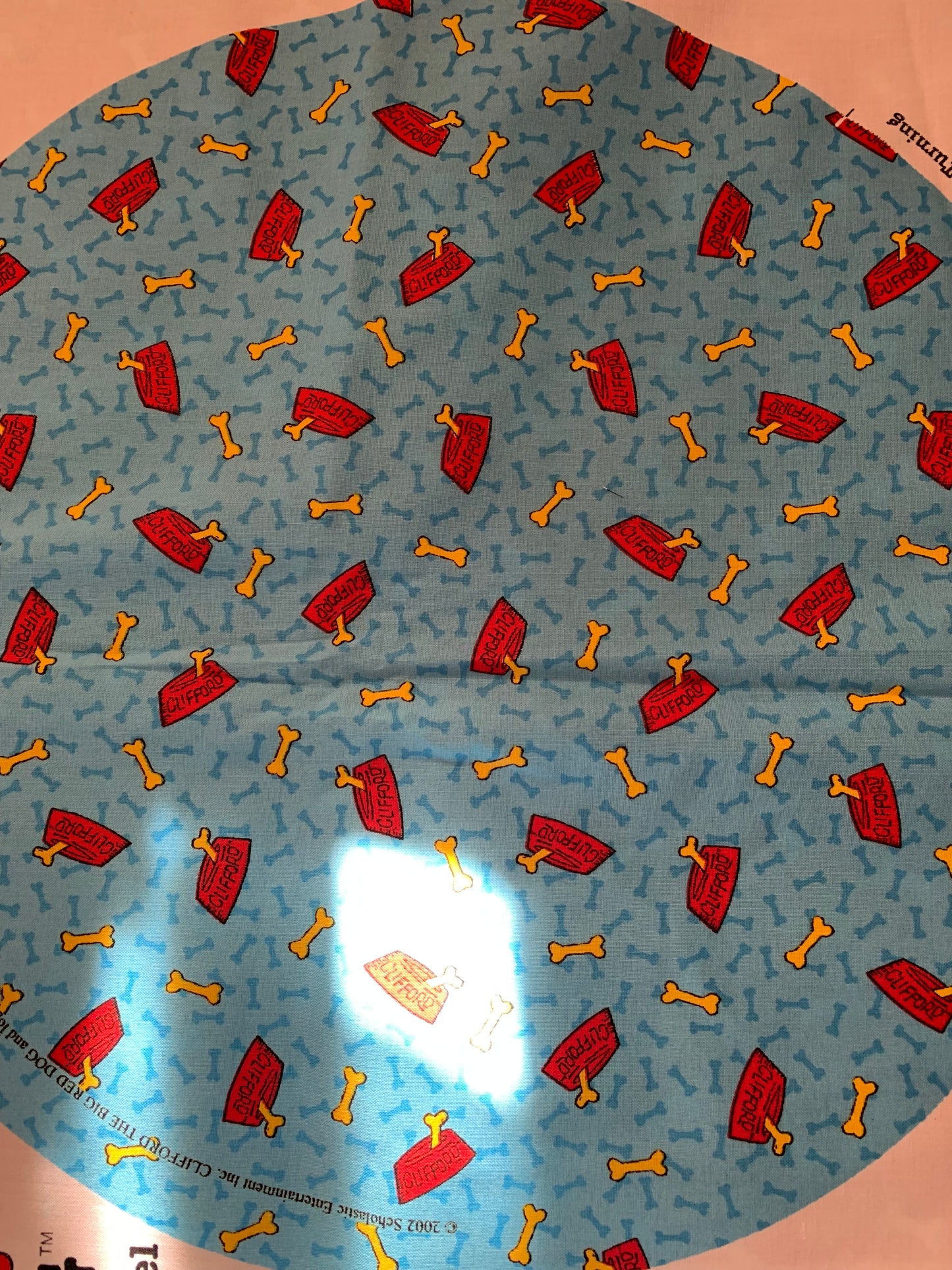 Weighted Clifford the Big Red Dog Pillow 3 lbs, Children's sleep aide, washable