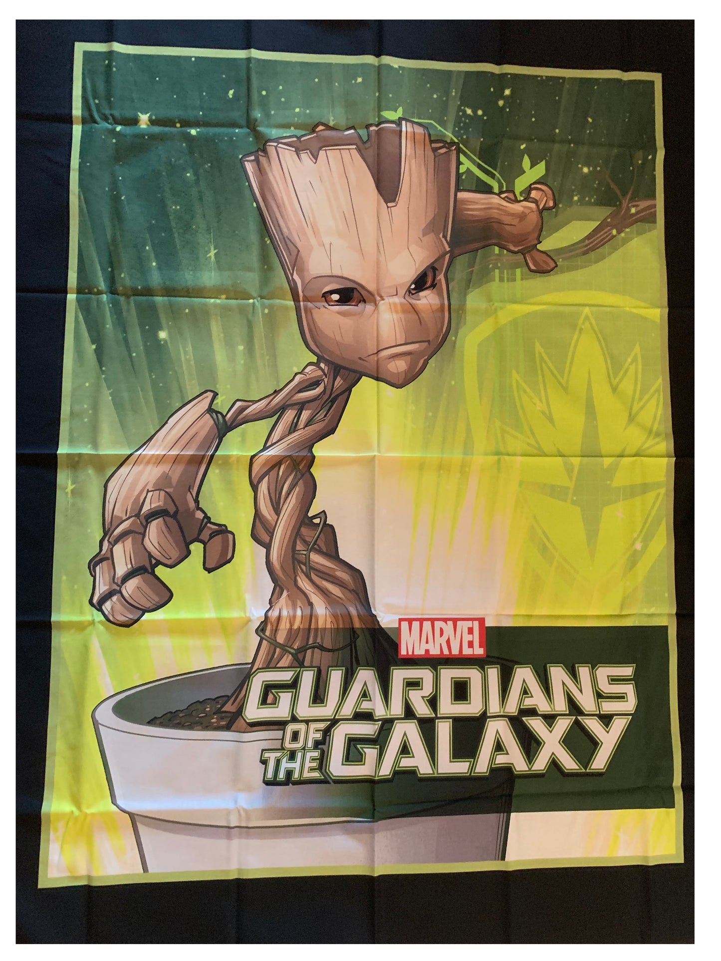 Weighted Throw Blanket with Groot, 6 lbs, child, Guardians of the Galaxy, child lap washable, sleep aide, washable, autism