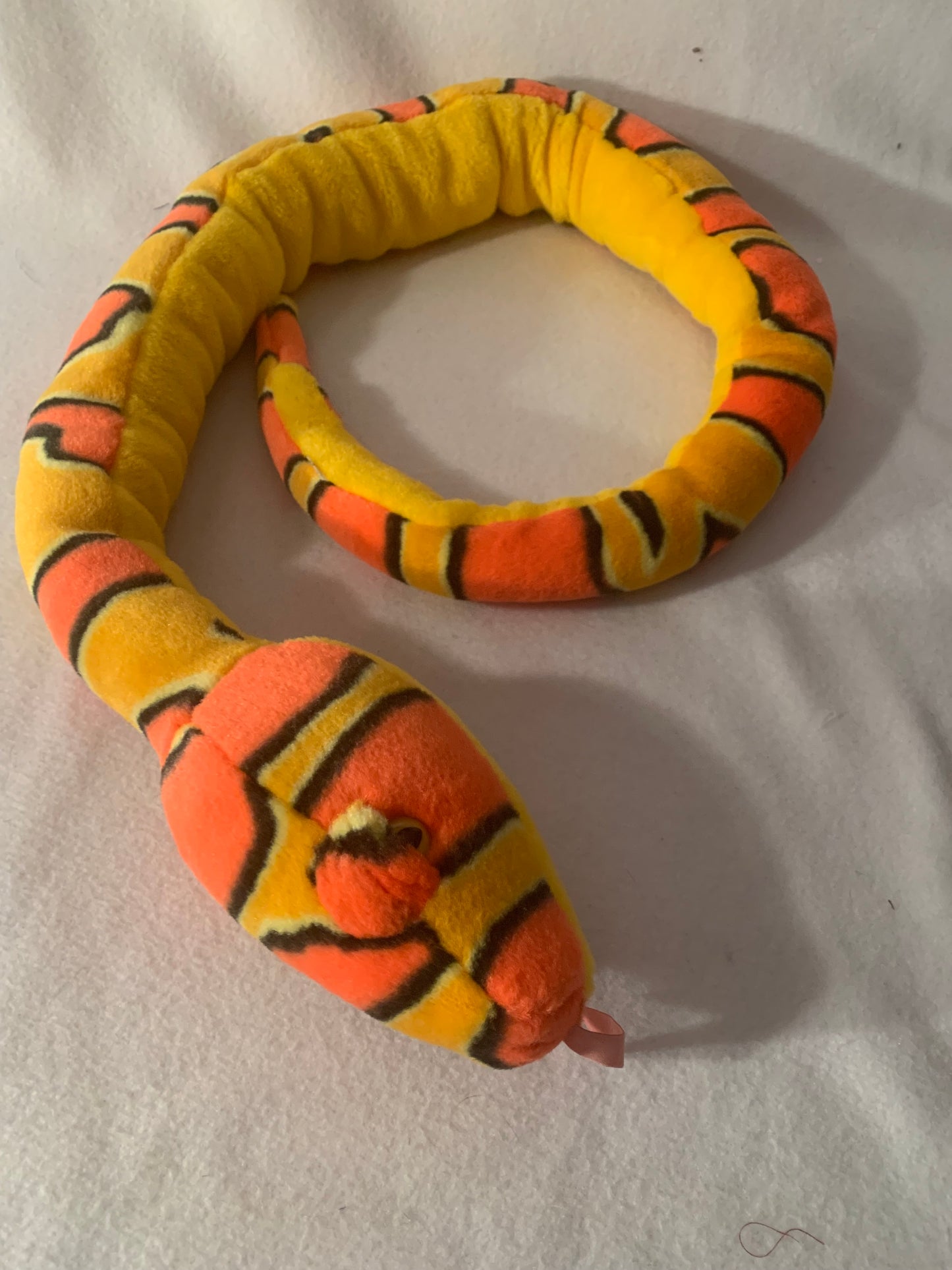 Weighted Stuffed Animal, Plush Snake with 3 lbs, long weighted buddy, washable, various colors and patterns, Cobra, Boa Constictor, Python, Corn, Garter, Albino