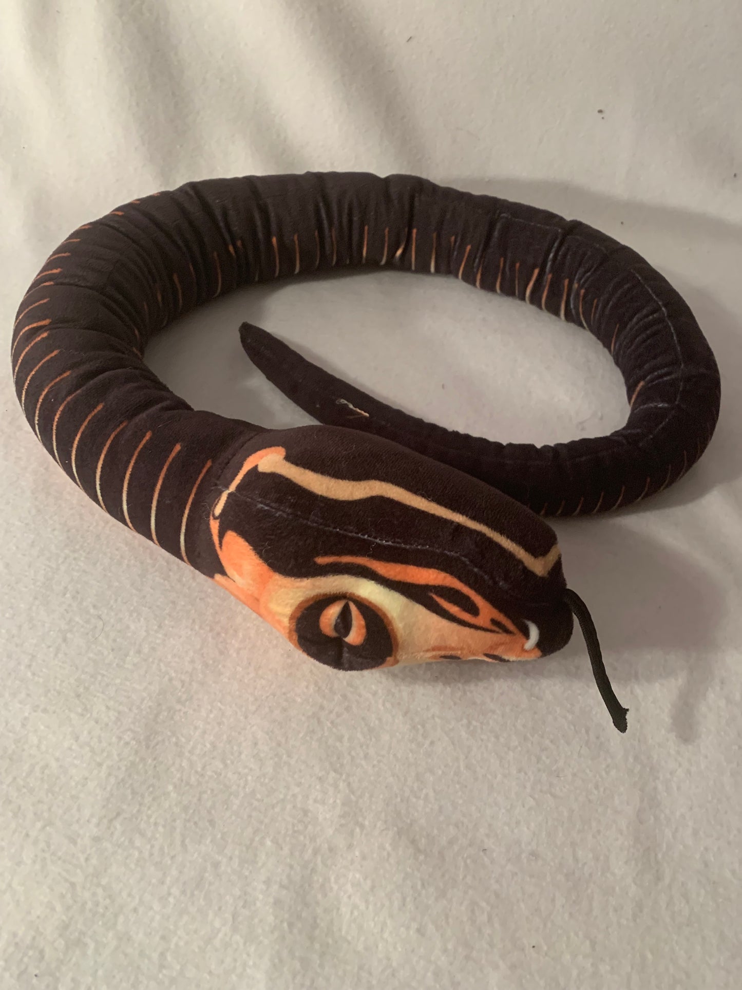 Weighted Stuffed Animal, Plush Snake with 3 lbs, long weighted buddy, washable, various colors and patterns, Cobra, Boa Constictor, Python, Corn, Garter, Albino