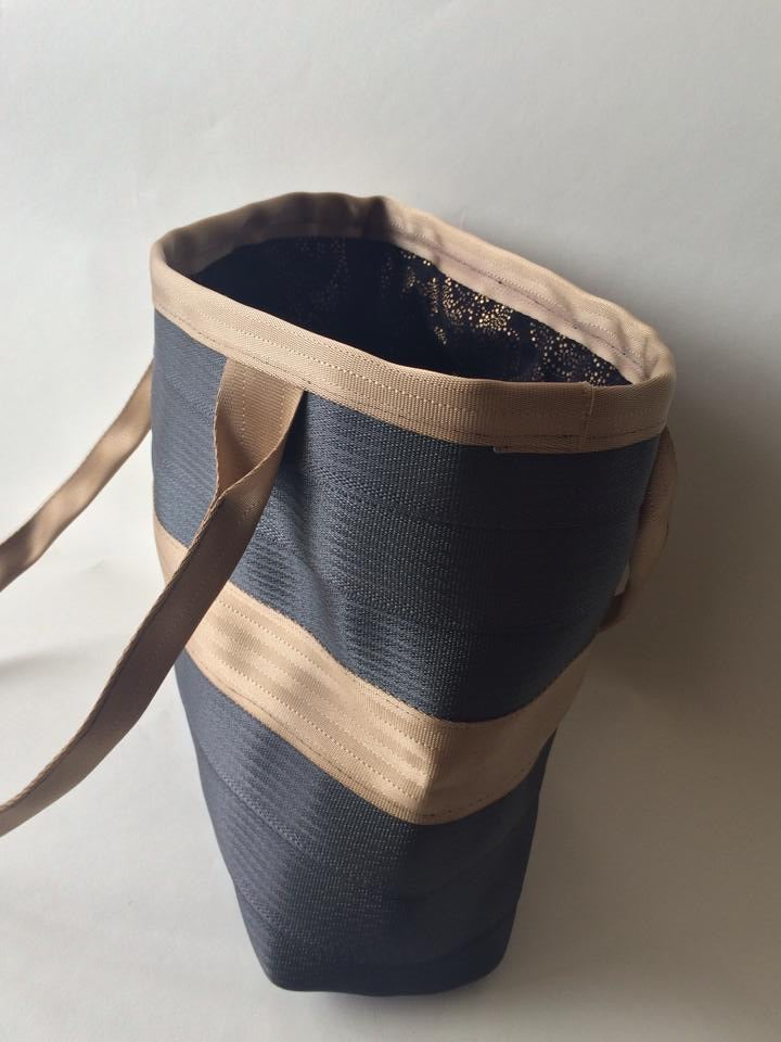 Custom Seat Belt purse, large panel style in various colors, seatbelt handbag, washable