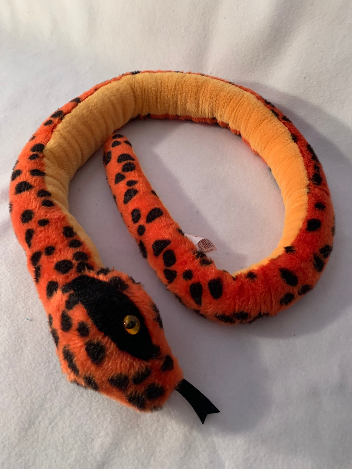 Weighted Stuffed Animal, Plush Snake with 3 lbs, long weighted buddy, washable, various colors and patterns, Cobra, Boa Constictor, Python, Corn, Garter, Albino