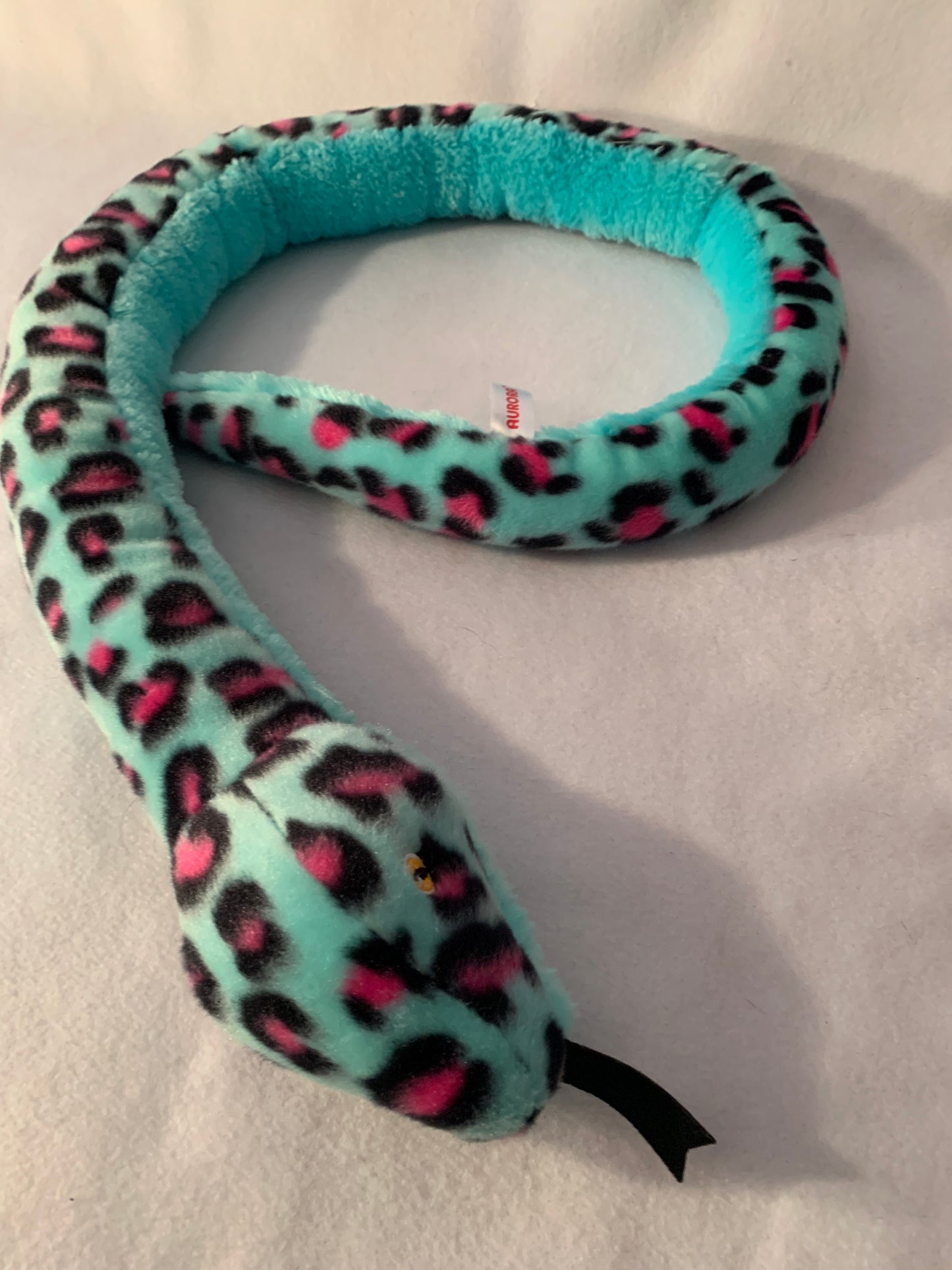 Weighted Stuffed Animal, Plush Snake with 3 lbs, long weighted buddy, washable, various colors and patterns, Cobra, Boa Constictor, Python, Corn, Garter, Albino