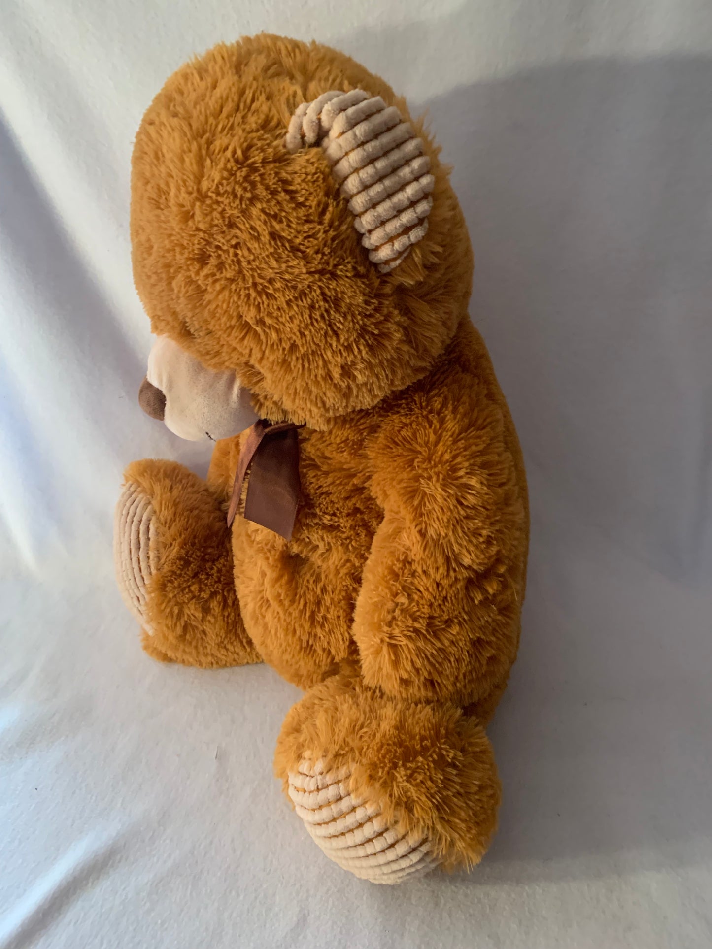 Aunt Sandy's Sewing Weighted Stuffed Animal, Jumbo Bear with 20 lbs, Washable Plush Extra Large Buddy