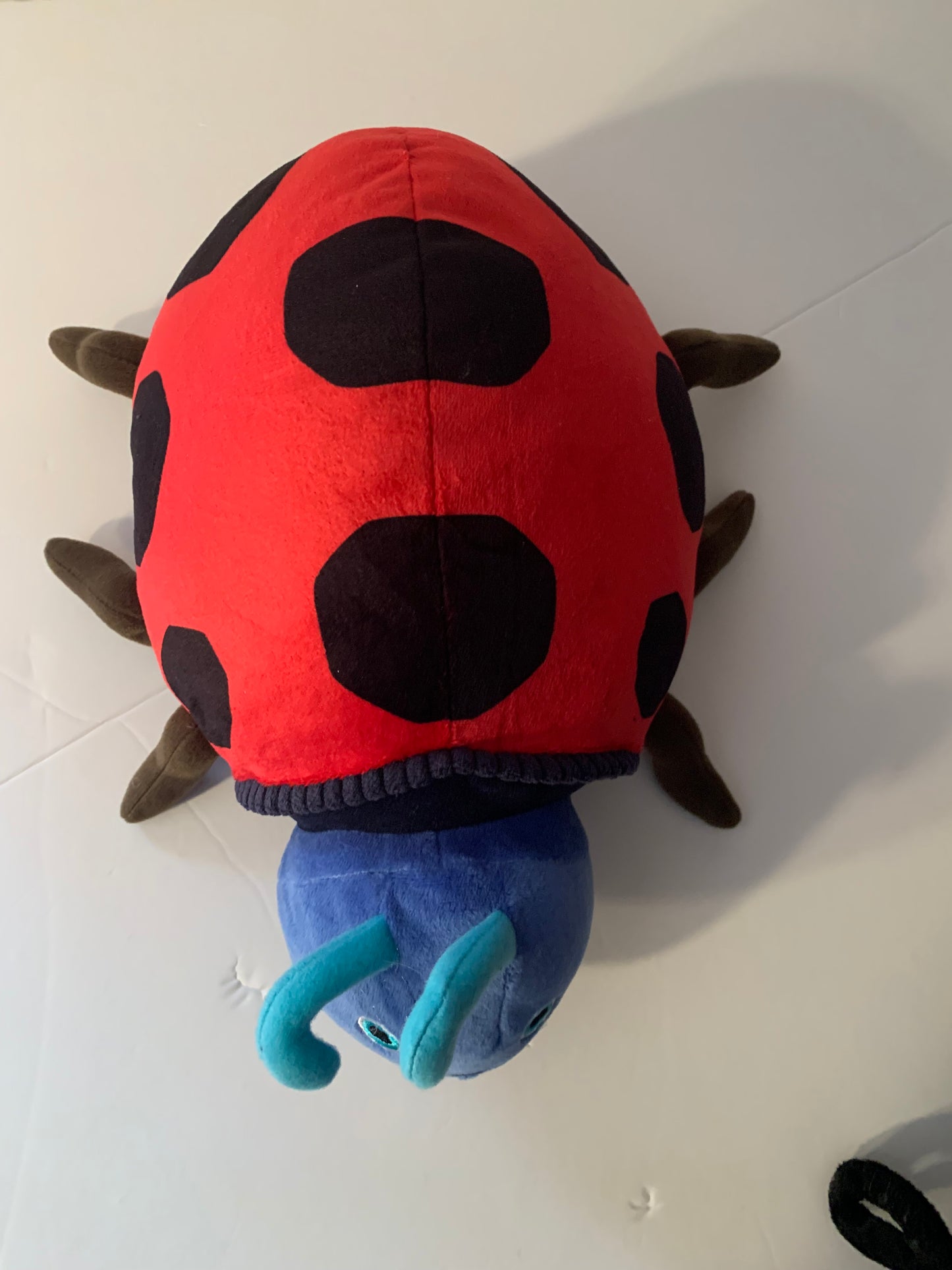 Weighted stuffed animal - lady bug, grumpy cat, pig, panda bear or lion with 3 lbs, washable plush buddy, autism sensory toy