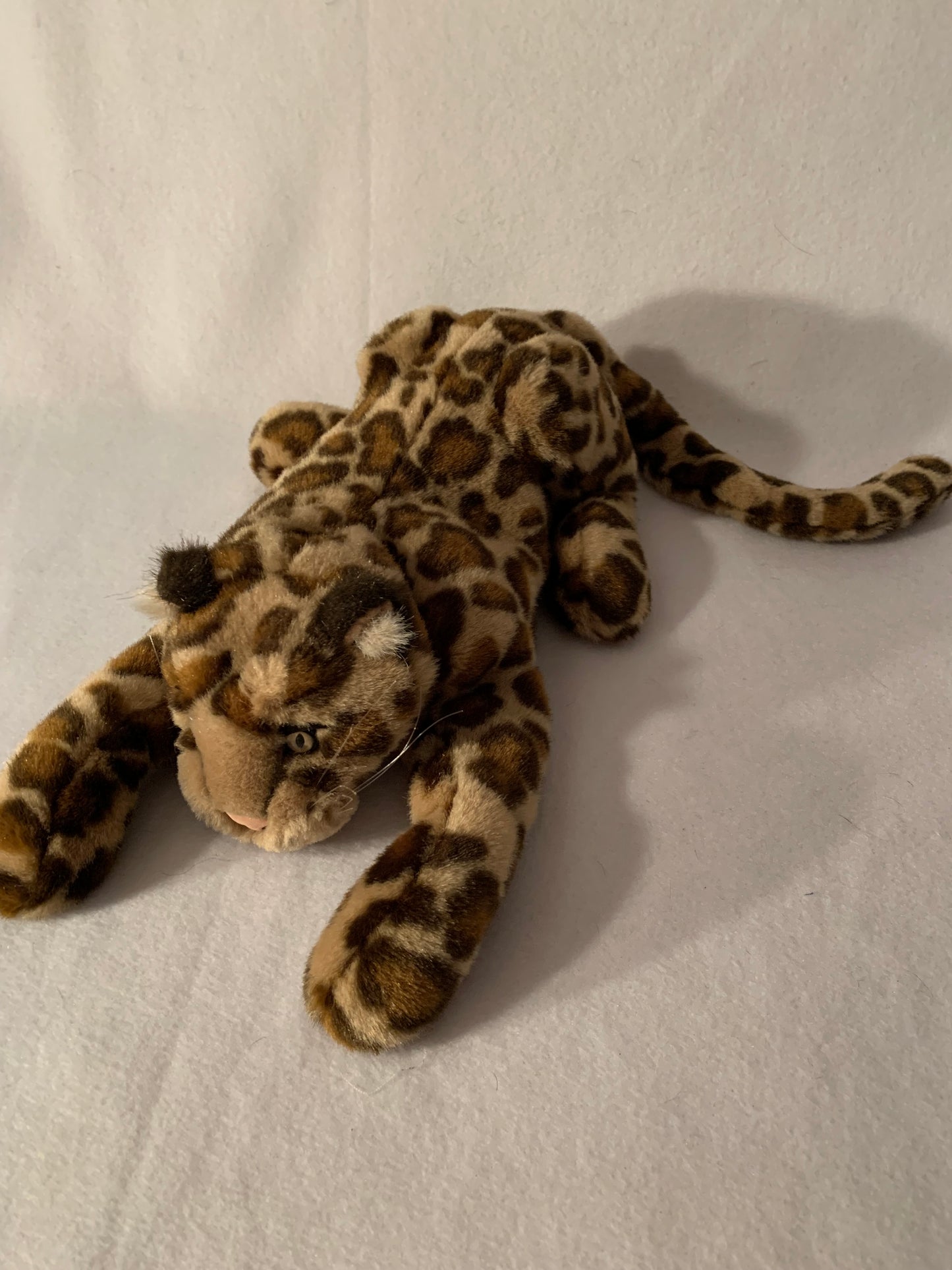 Weighted stuffed animal - tiger sensory toy with 2 1/2-3 lbs, autism sensory toy, leopard, plush weighted buddy