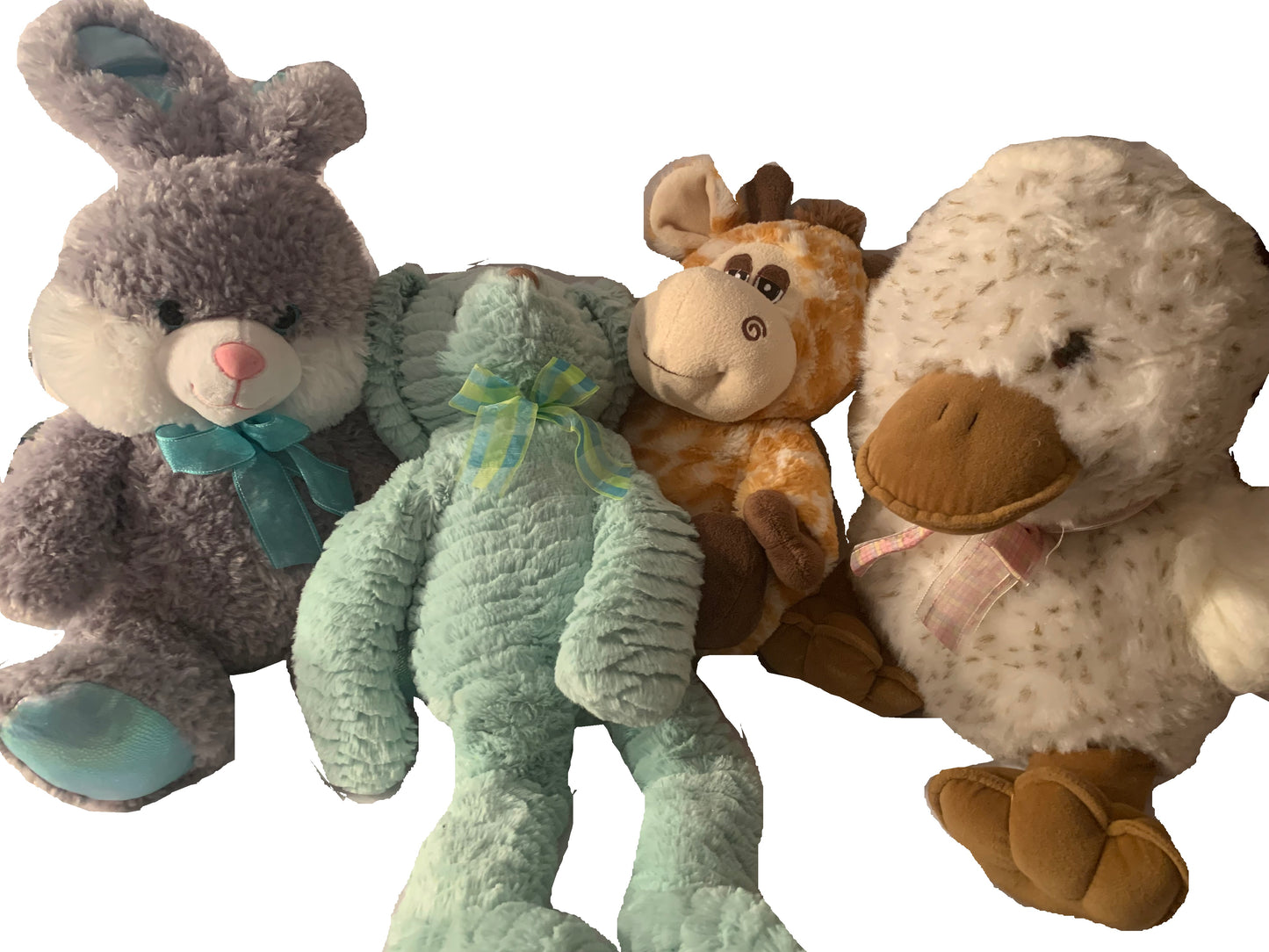 Weighted stuffed animal, Jumbo teddy bear, bunny or chick with 8 lbs, large washable weighted buddy, duck, Easter