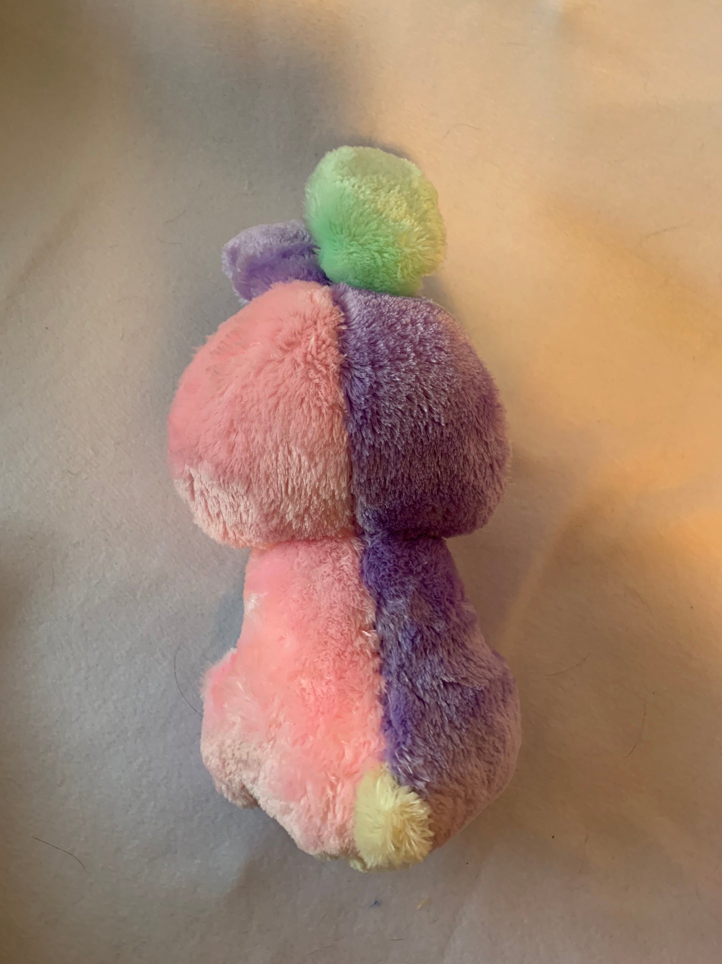 Weighted stuffed animal, bunny with 2 lbs, washable plush buddy, rabbit, Easter