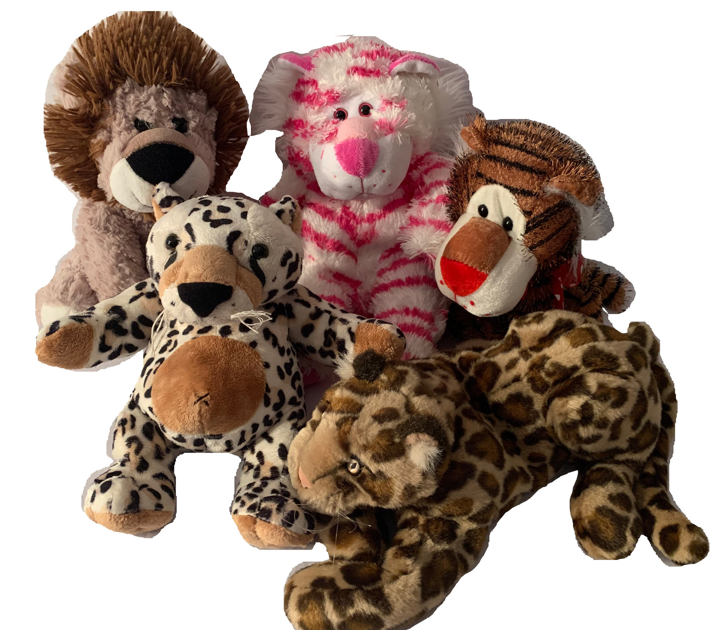 Weighted stuffed animal - tiger, leopard or lion sensory toy with 2 1/2 lbs, autism sensory toy, plush weighted buddy