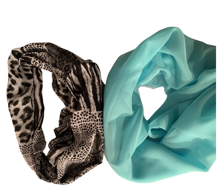 Magnetic scarf necklace, infinity scarf alternative, Woman's scarf, various patterns