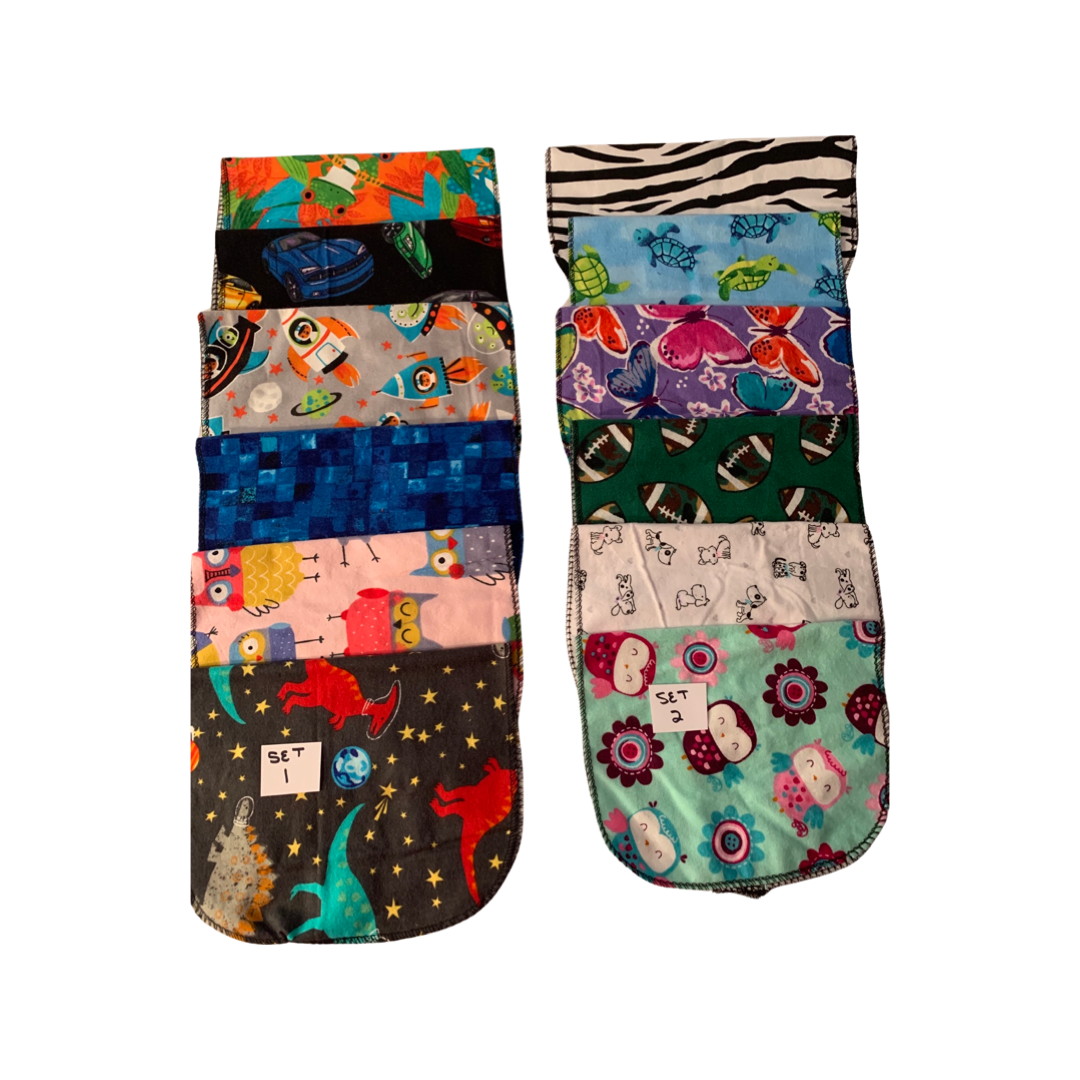 Reusable Paperless Cloth Towels, Eco Friendly Kitchen Wipes, Paper Towel replacement, Flannel Towels, Zero Waste, Washable, Various Patterns