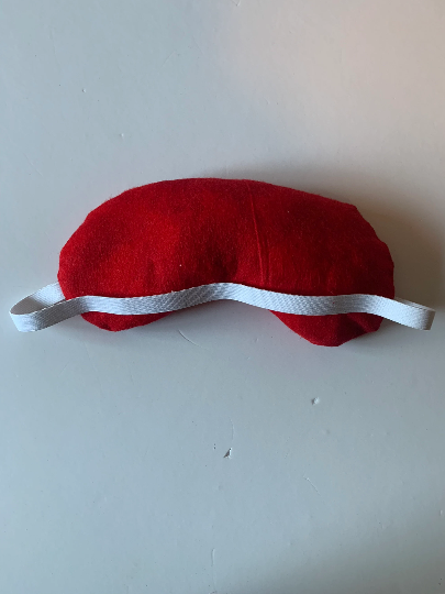 Weighted washable eye pillow - adult or child in flannel with 6 colors, eye weight, soothing, calming, yoga