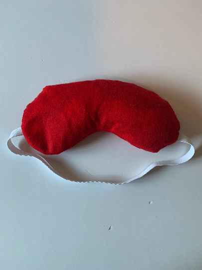 Weighted washable eye pillow - adult or child in flannel with 6 colors, eye weight, soothing, calming, yoga