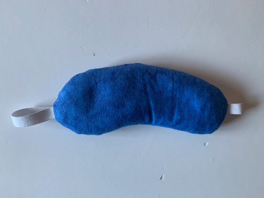 Weighted washable eye pillow - adult or child in flannel with 6 colors, eye weight, soothing, calming, yoga