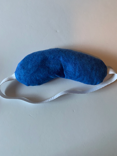 Weighted washable eye pillow - adult or child in flannel with 6 colors, eye weight, soothing, calming, yoga