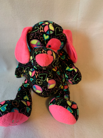 Weighted stuffed animal, dog or cat with 2 lbs, autism sensory toy, washable plush buddy